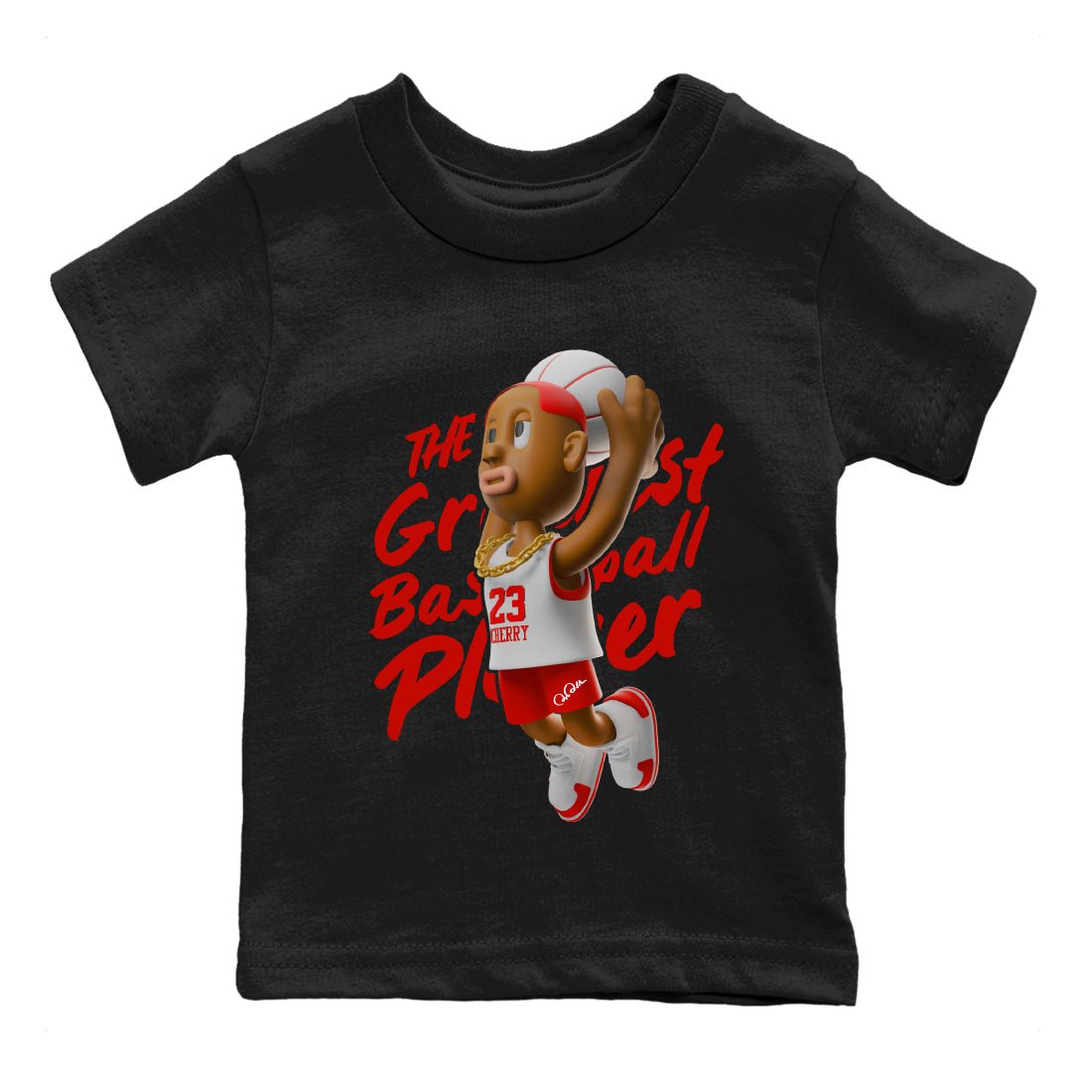 Dunkshot Boy Kids Tops - Air Jordan 12 Cherry