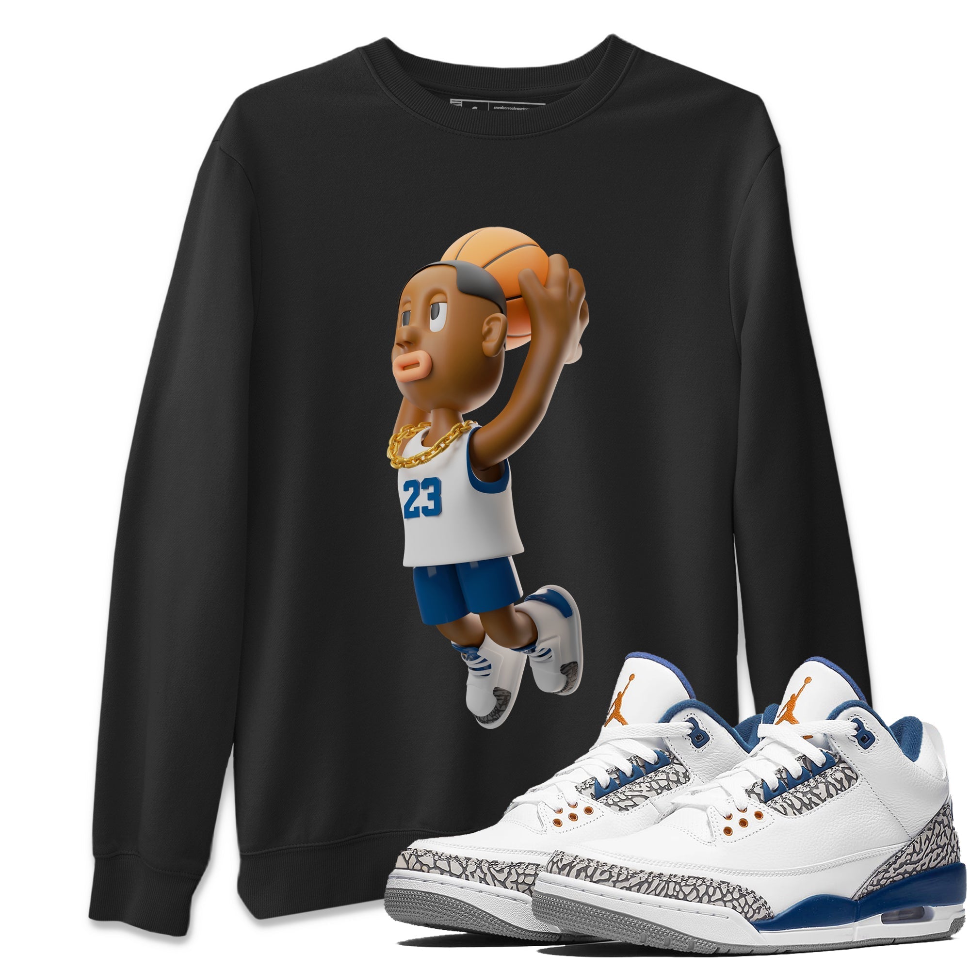 Dunkshot Boy Unisex Tops - Air Jordan 3 Wizards