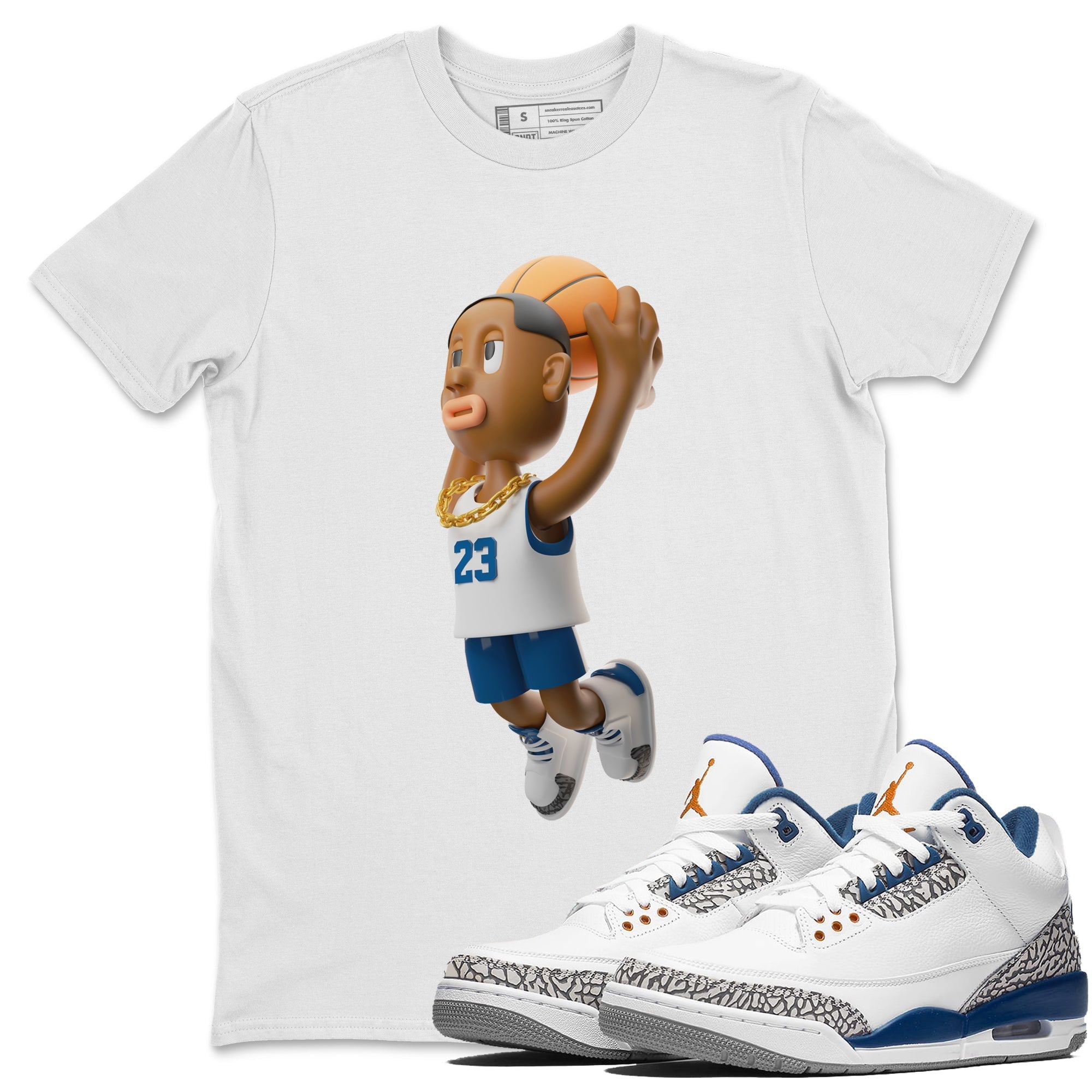 Dunkshot Boy Unisex Tops - Air Jordan 3 Wizards