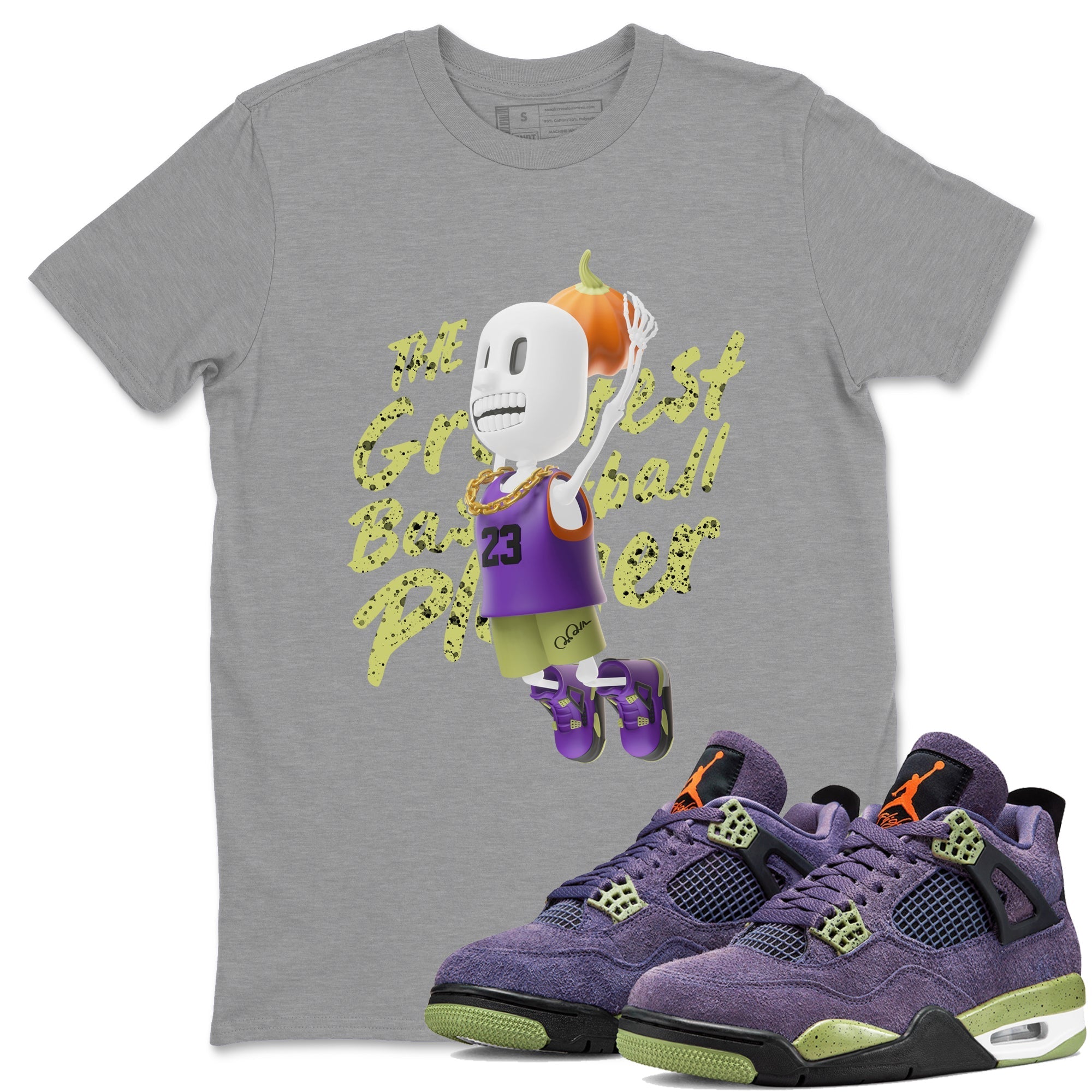 Dunkshot Boy snkmatch Tee - Air Jordan 4 Canyon Purple