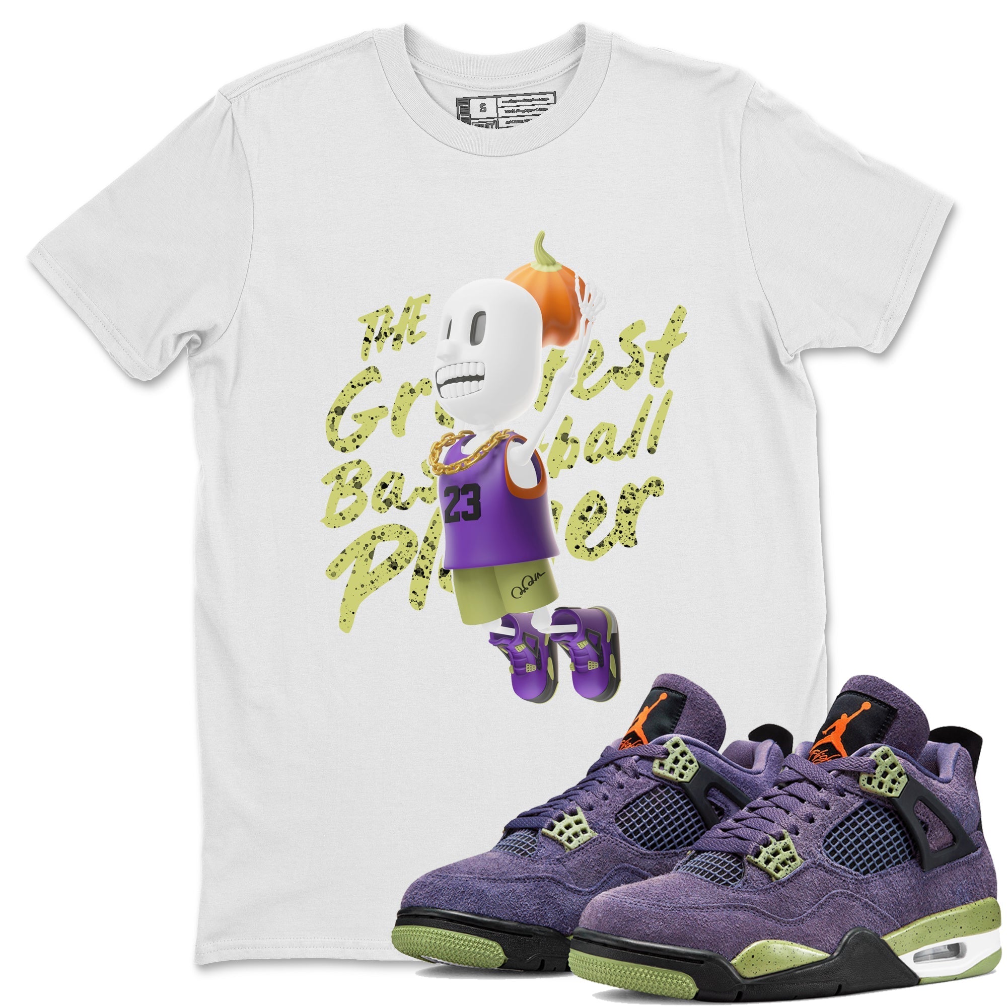 Dunkshot Boy snkmatch Tee - Air Jordan 4 Canyon Purple