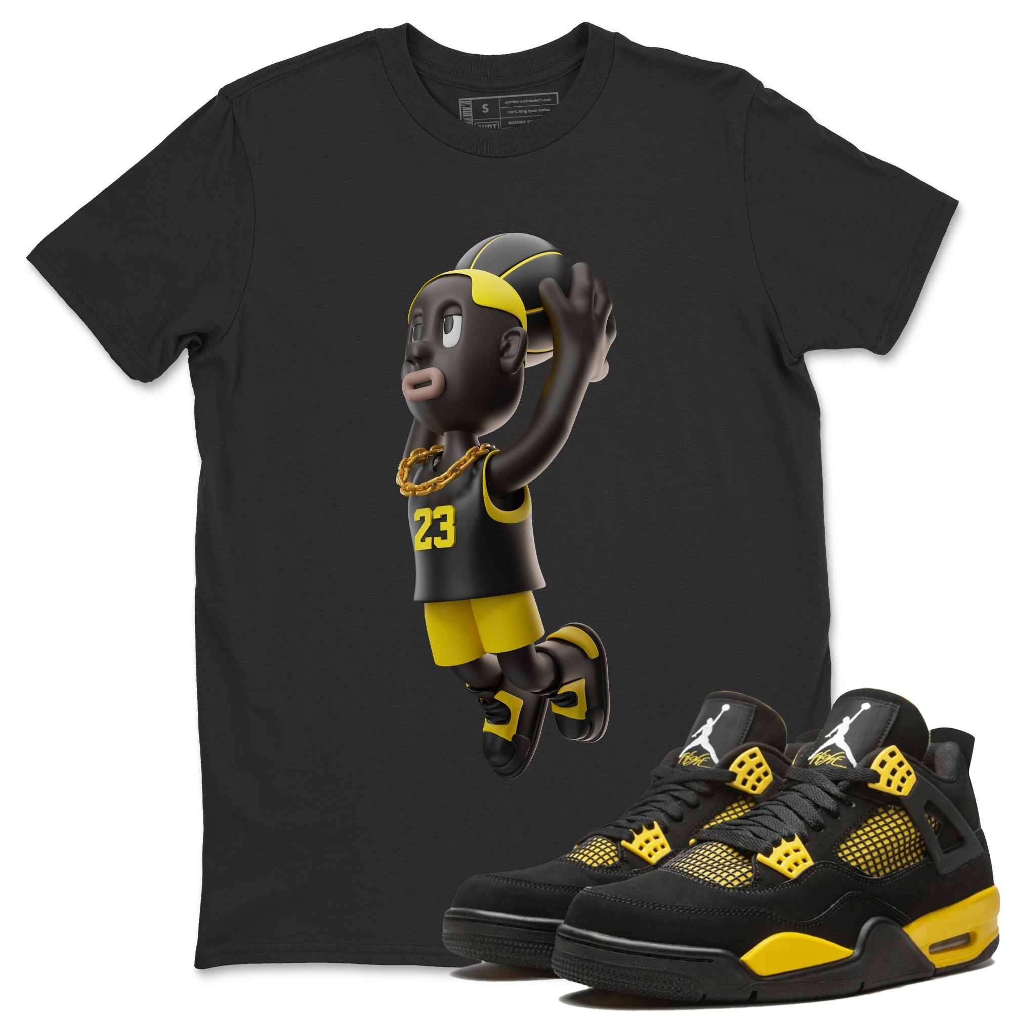 Dunkshot Boy Unisex Tops - Air Jordan 4 Thunder