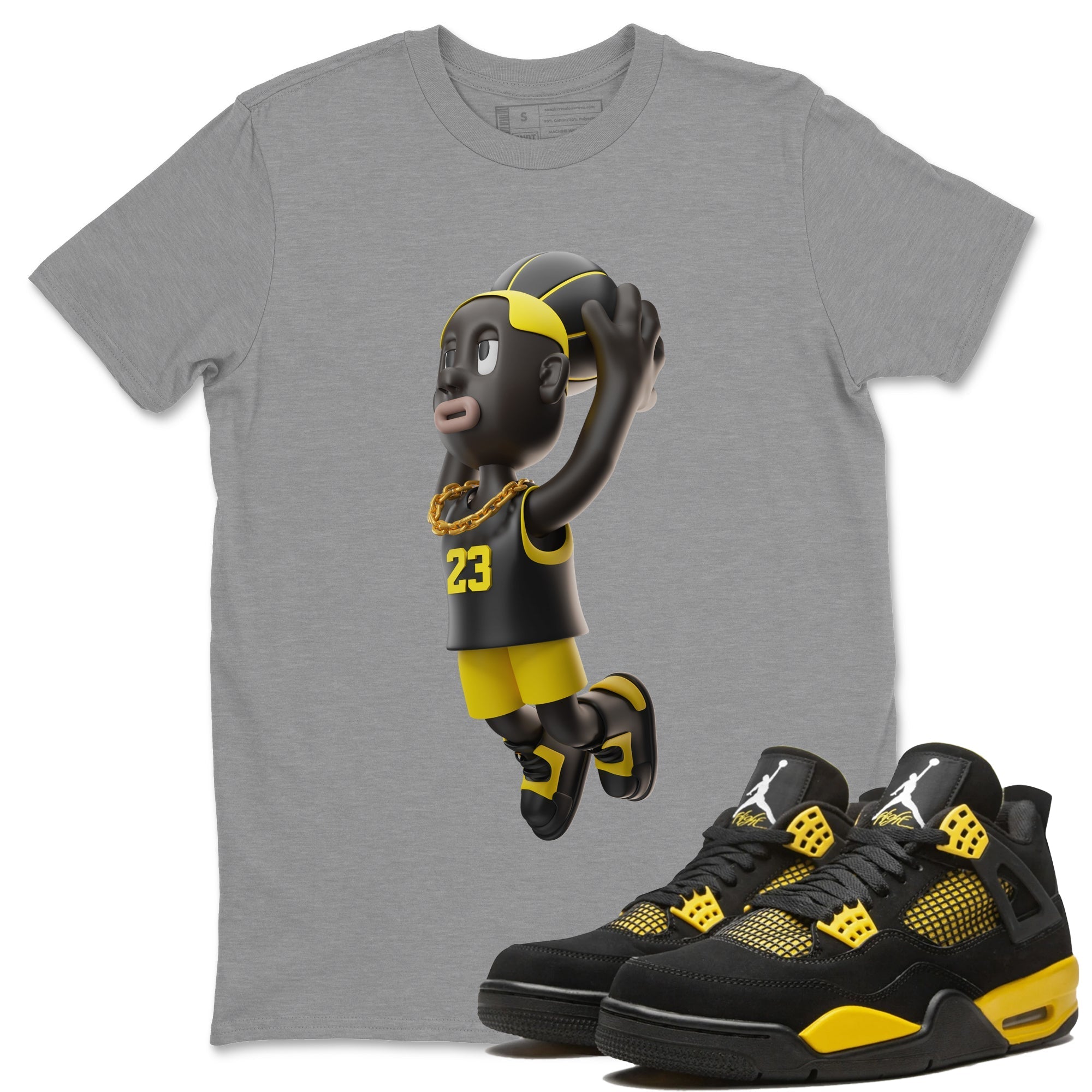 Dunkshot Boy Unisex Tops - Air Jordan 4 Thunder