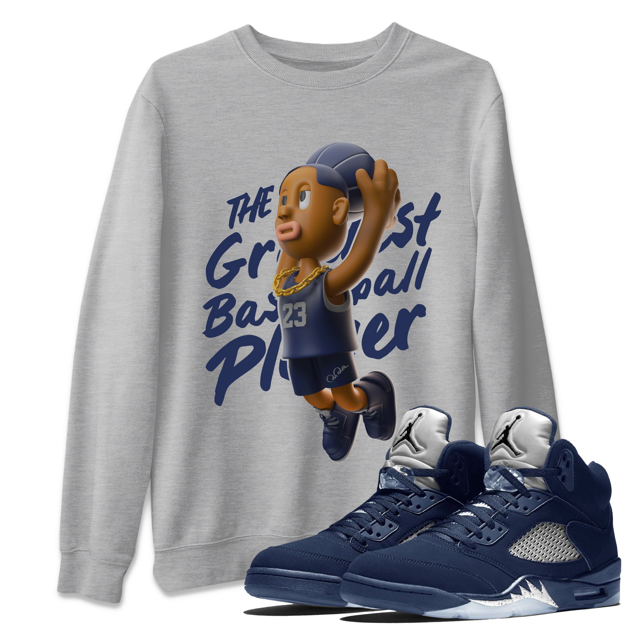 Dunkshot Boy Unisex Tops - Air Jordan 5 Georgetown