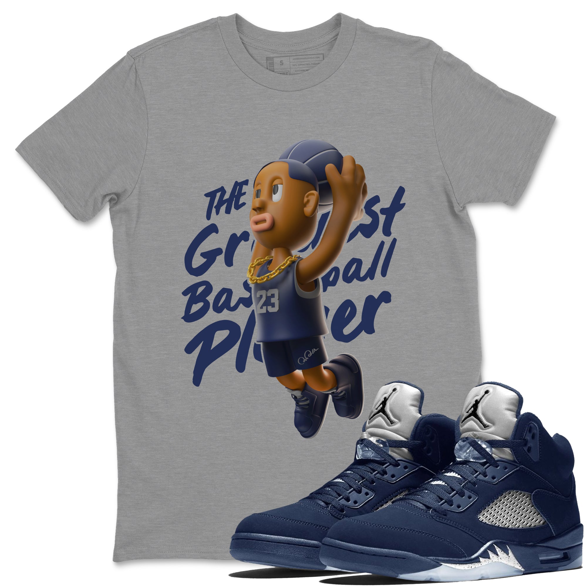 Dunkshot Boy Unisex Tops - Air Jordan 5 Georgetown