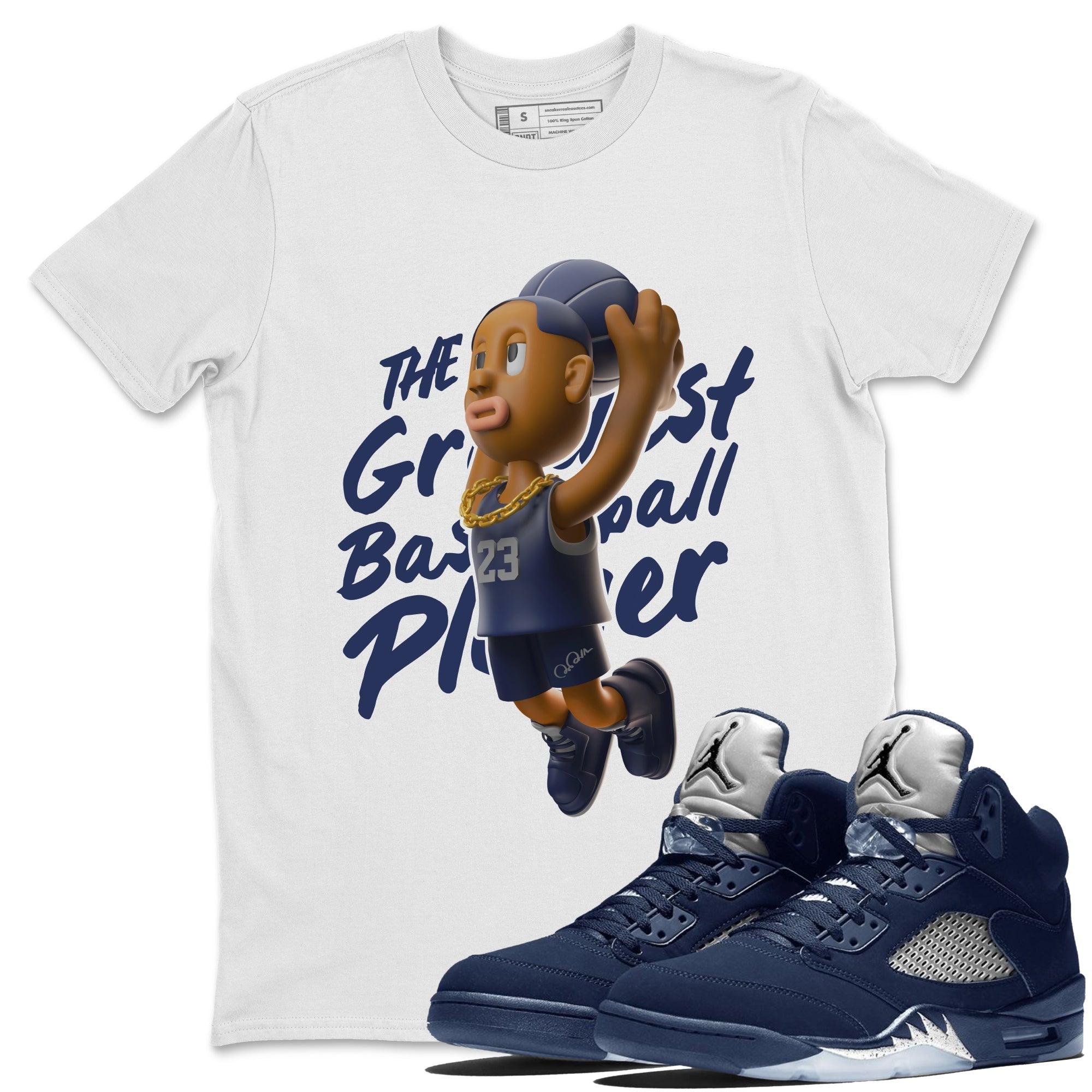 Dunkshot Boy Unisex Tops - Air Jordan 5 Georgetown