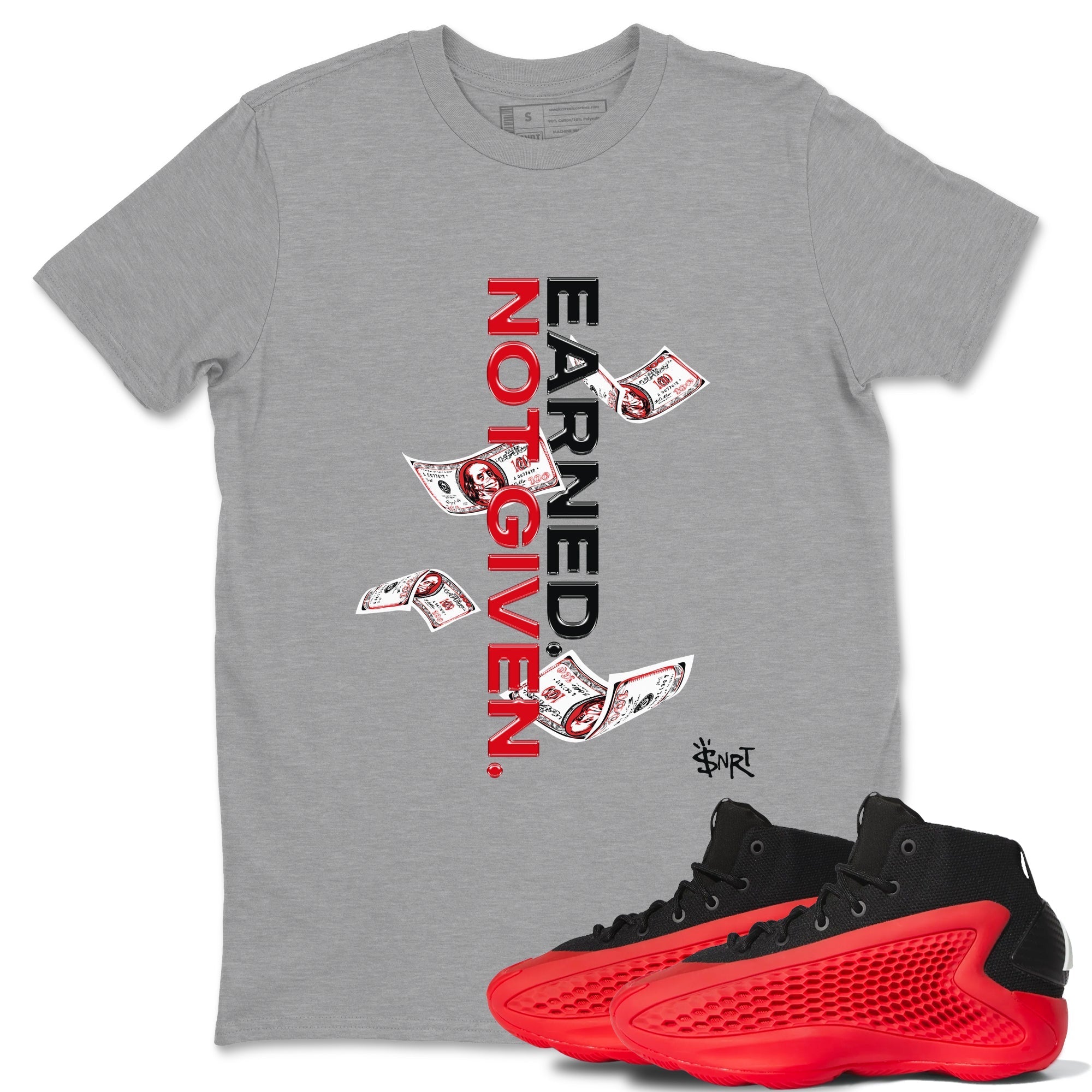 Earned Not Given snkmatch Tees - AE 1 Bred