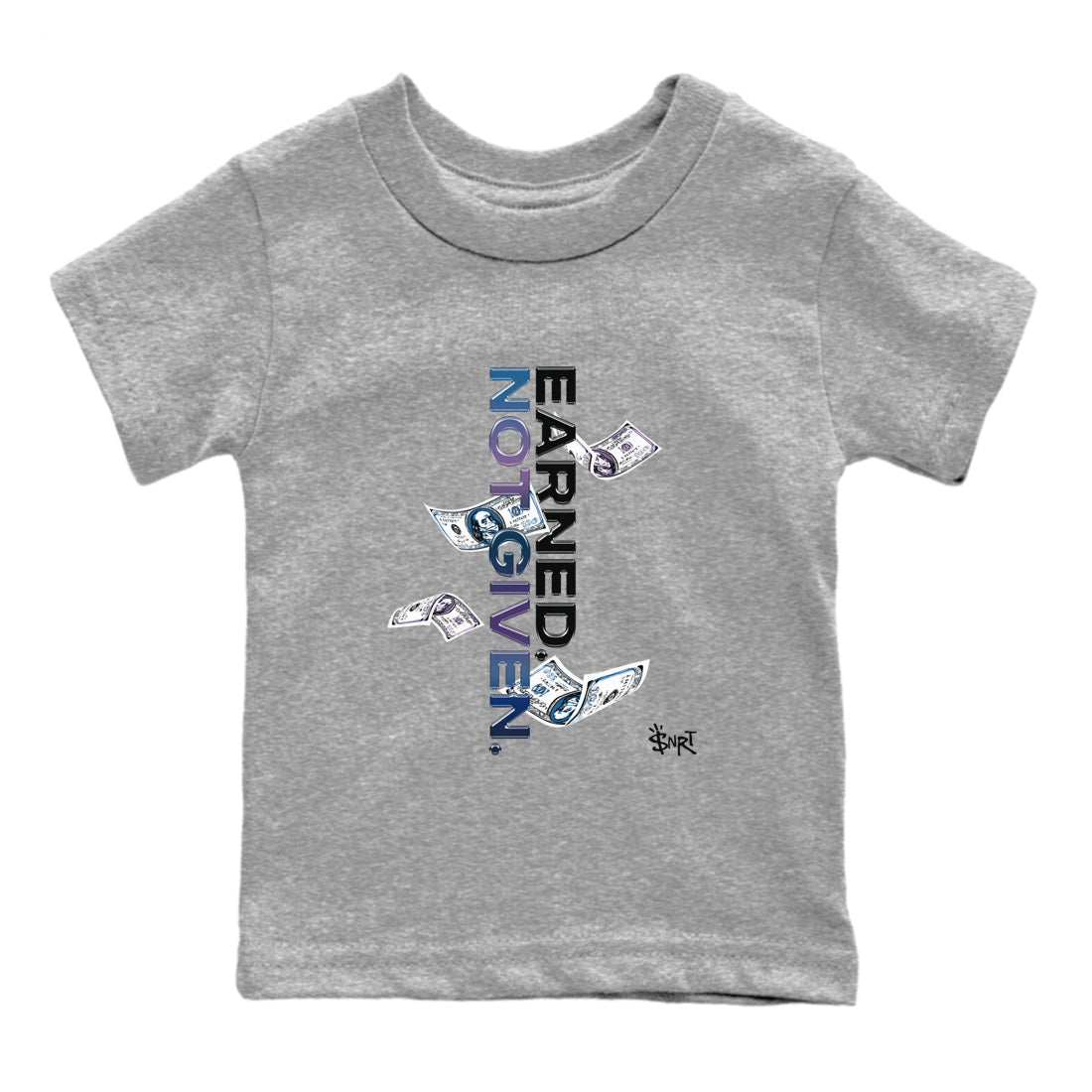 Earned Not Given snkmatch Tees Kids - Air Foamposite One Galaxy