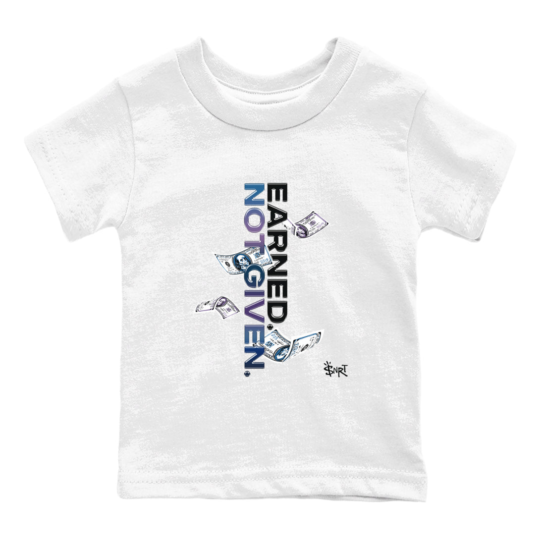 Earned Not Given snkmatch Tees Kids - Air Foamposite One Galaxy