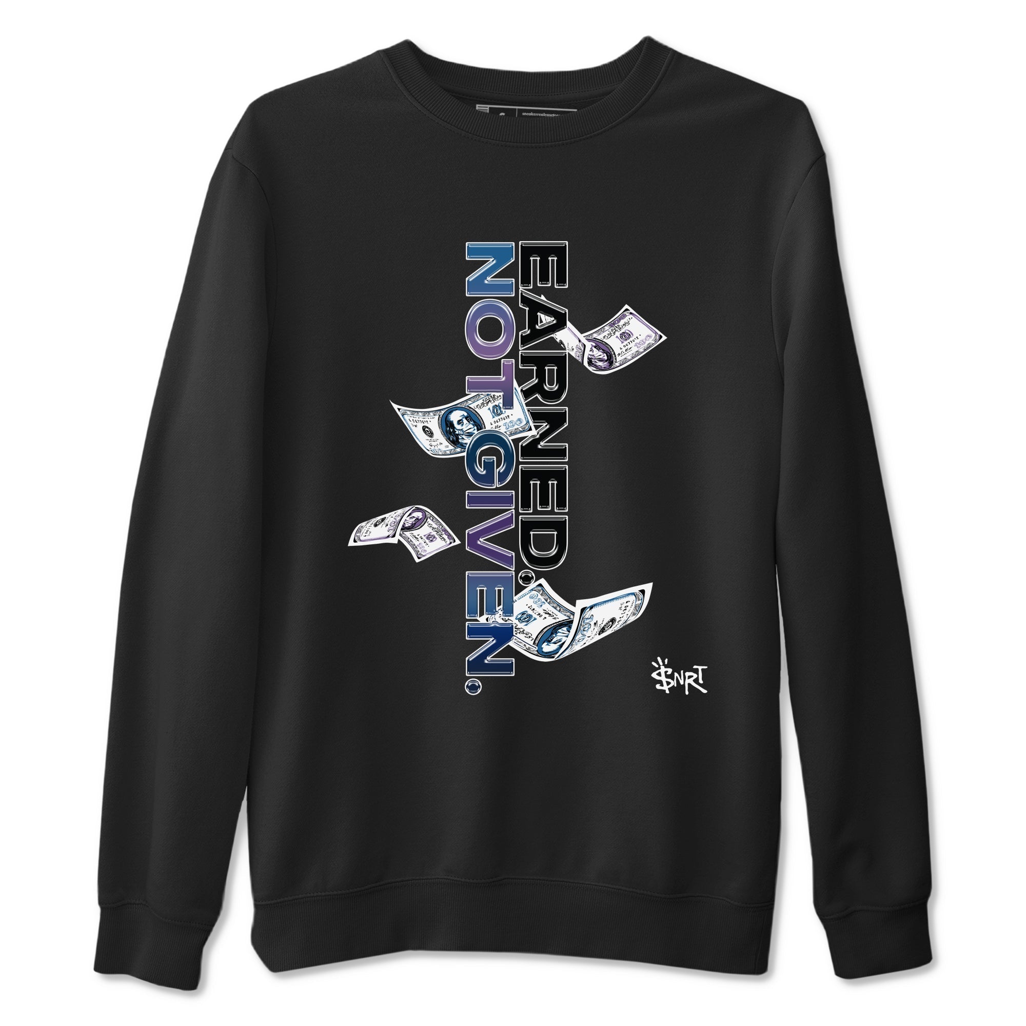 Earned Not Given snkmatch Tees - Air Foamposite One Galaxy
