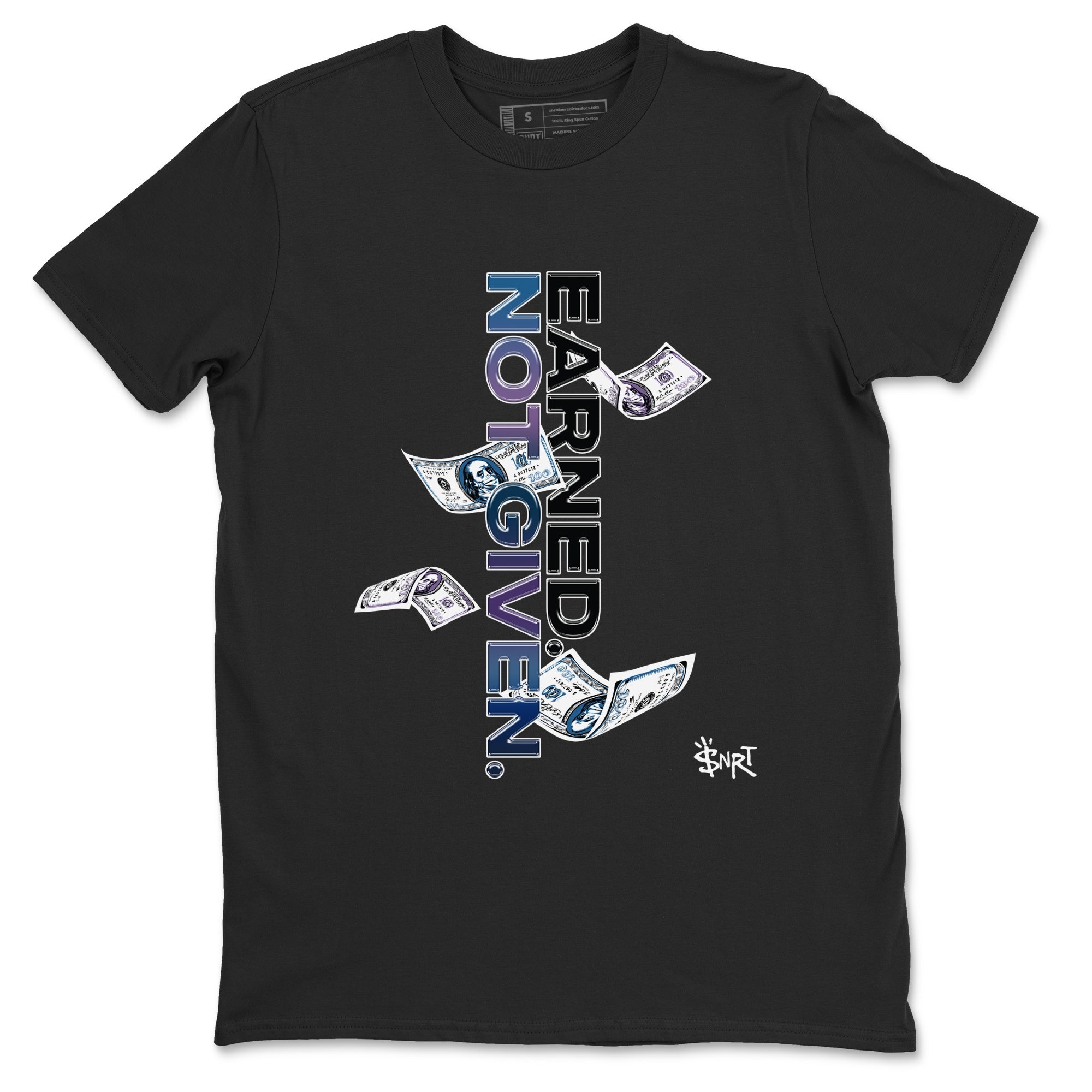 Earned Not Given snkmatch Tees - Air Foamposite One Galaxy