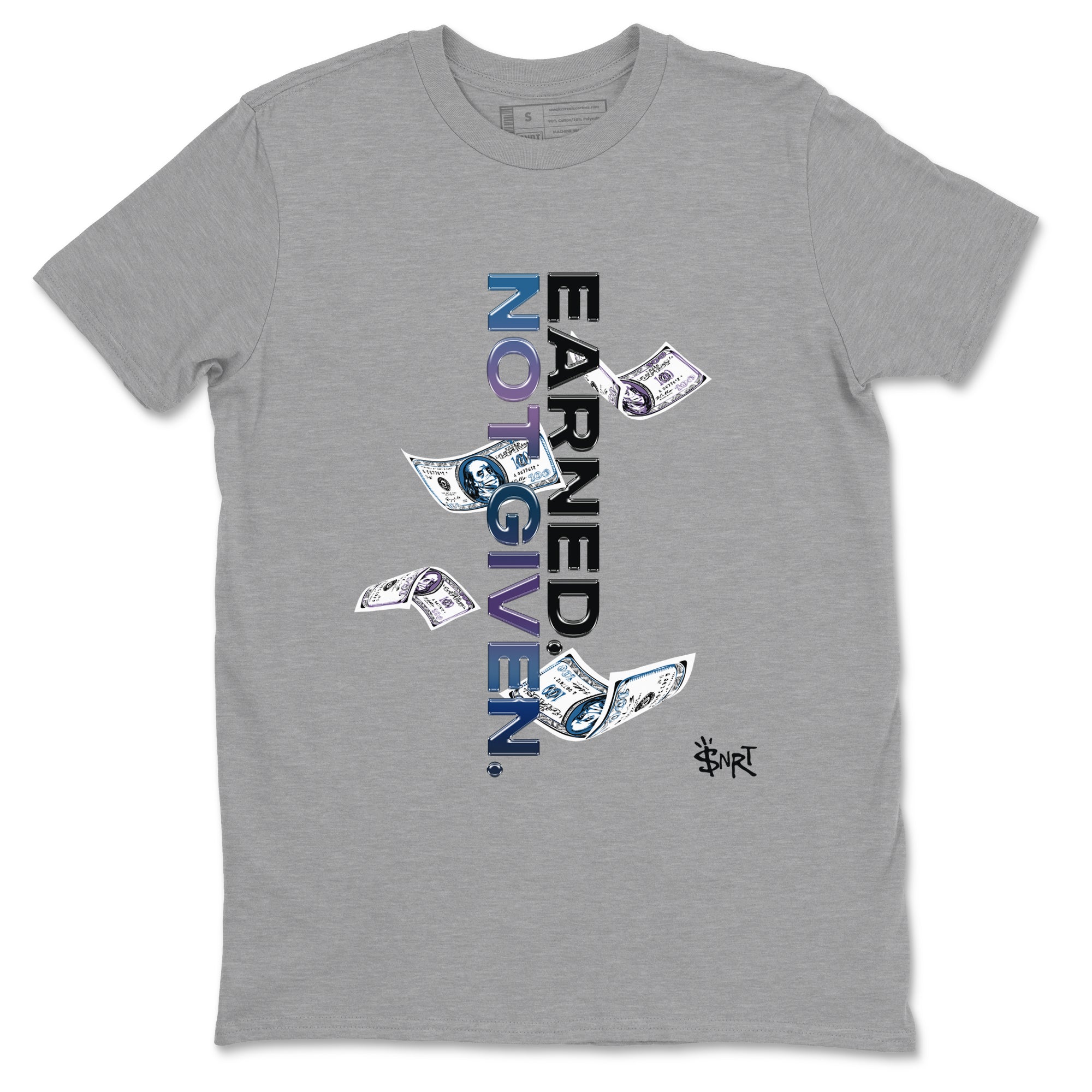 Earned Not Given snkmatch Tees - Air Foamposite One Galaxy