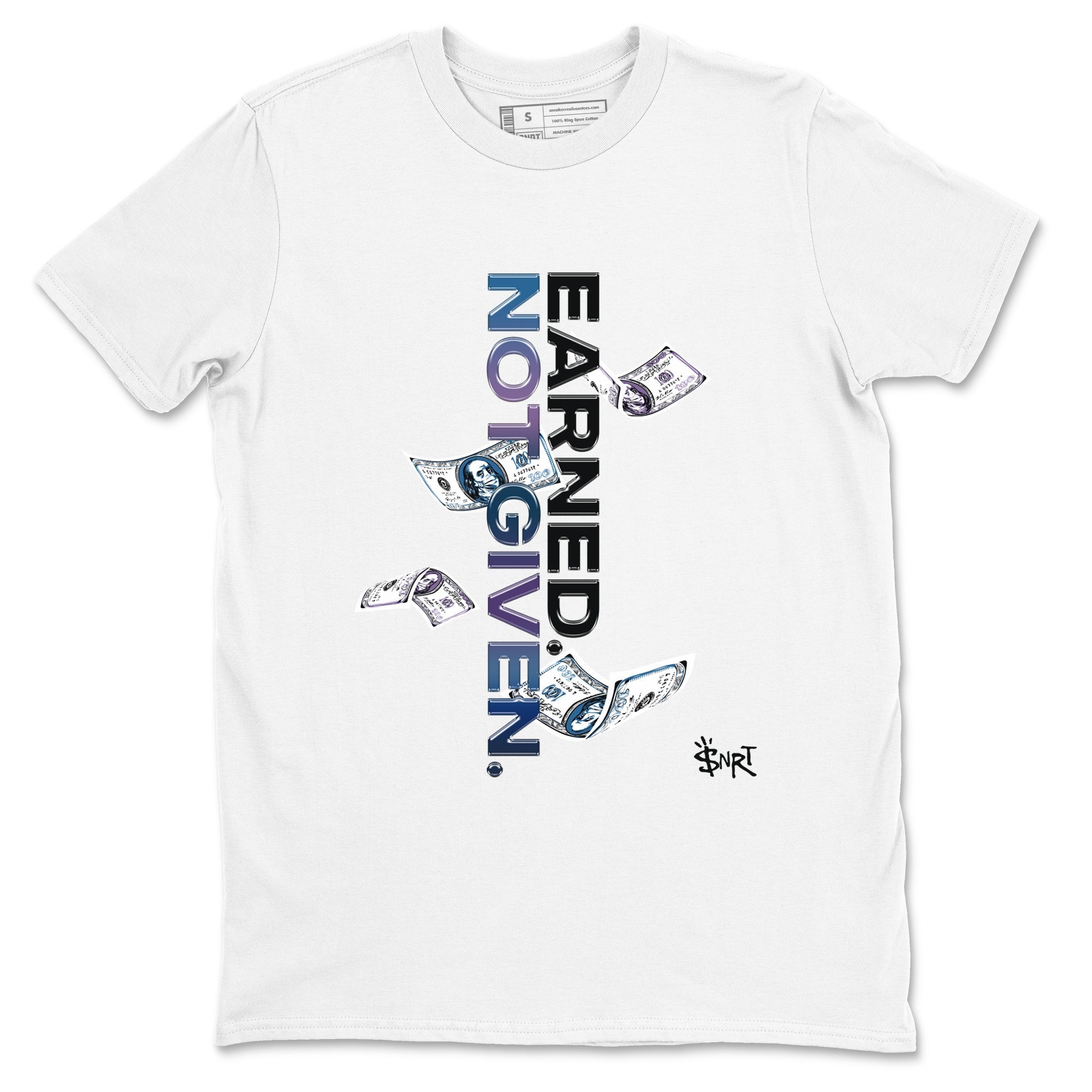 Earned Not Given snkmatch Tees - Air Foamposite One Galaxy