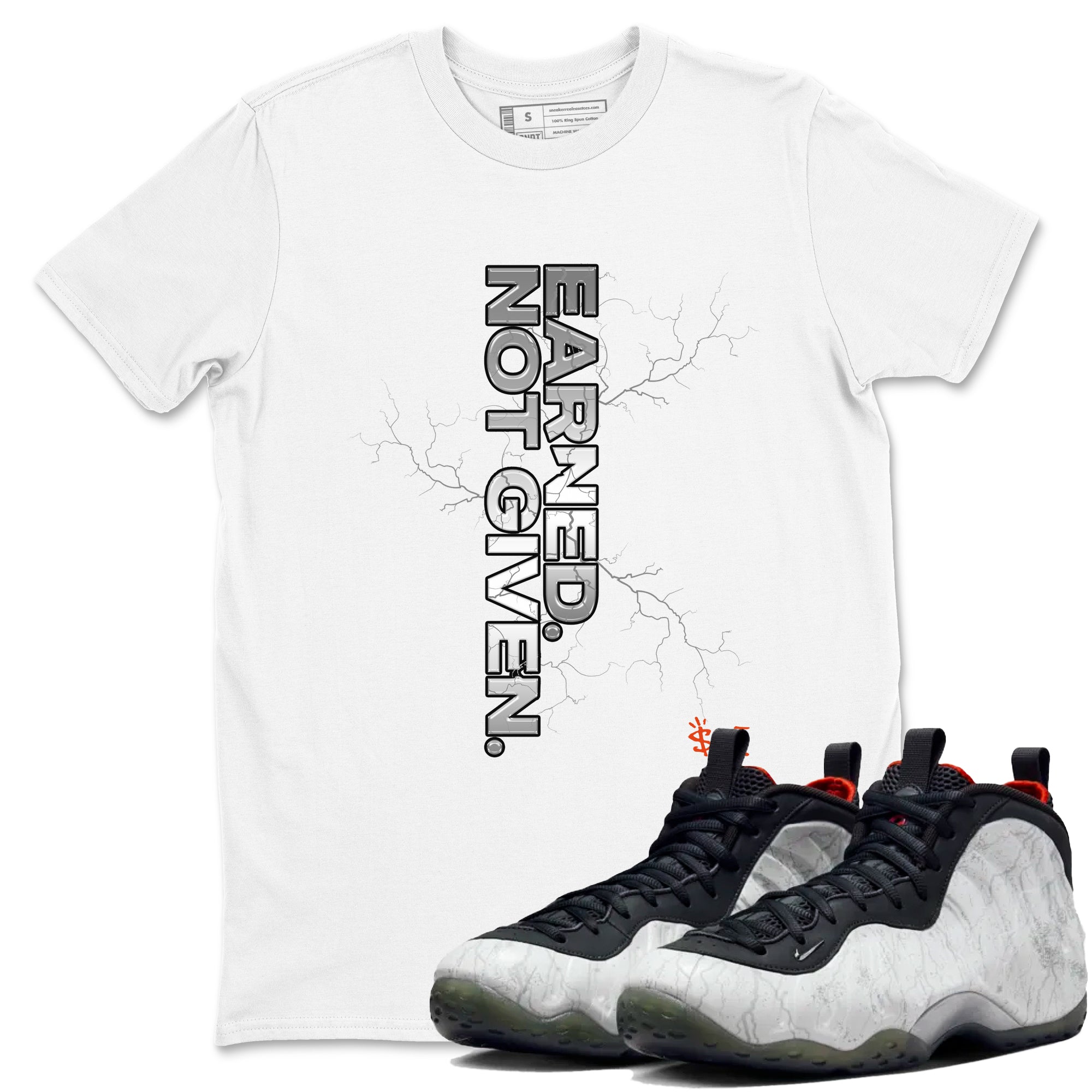 Earned Not Given snkmatch Tees - Air Foamposite One Jin