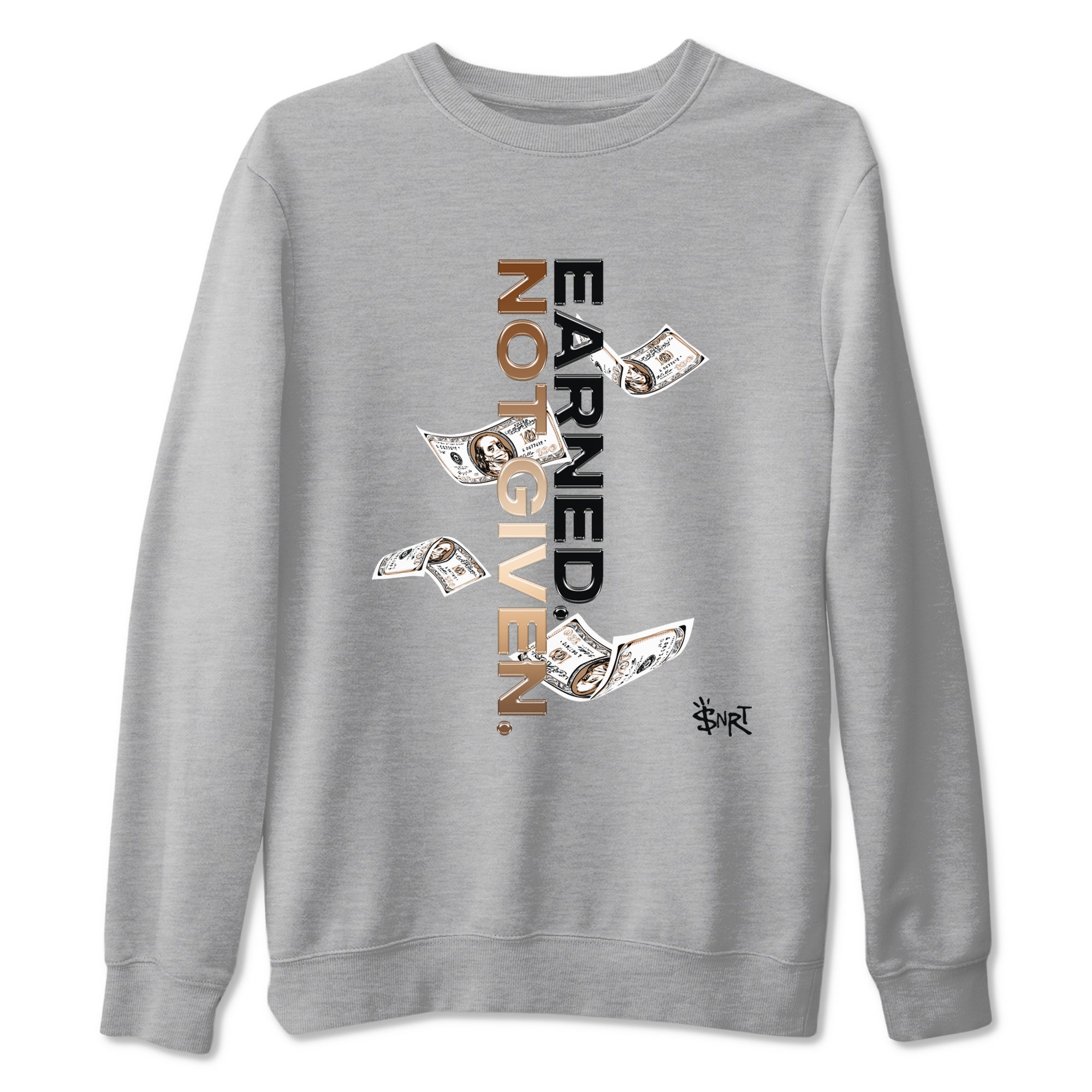 Earned Not Given snkmatch Tees - Air Foamposite One Metallic Copper