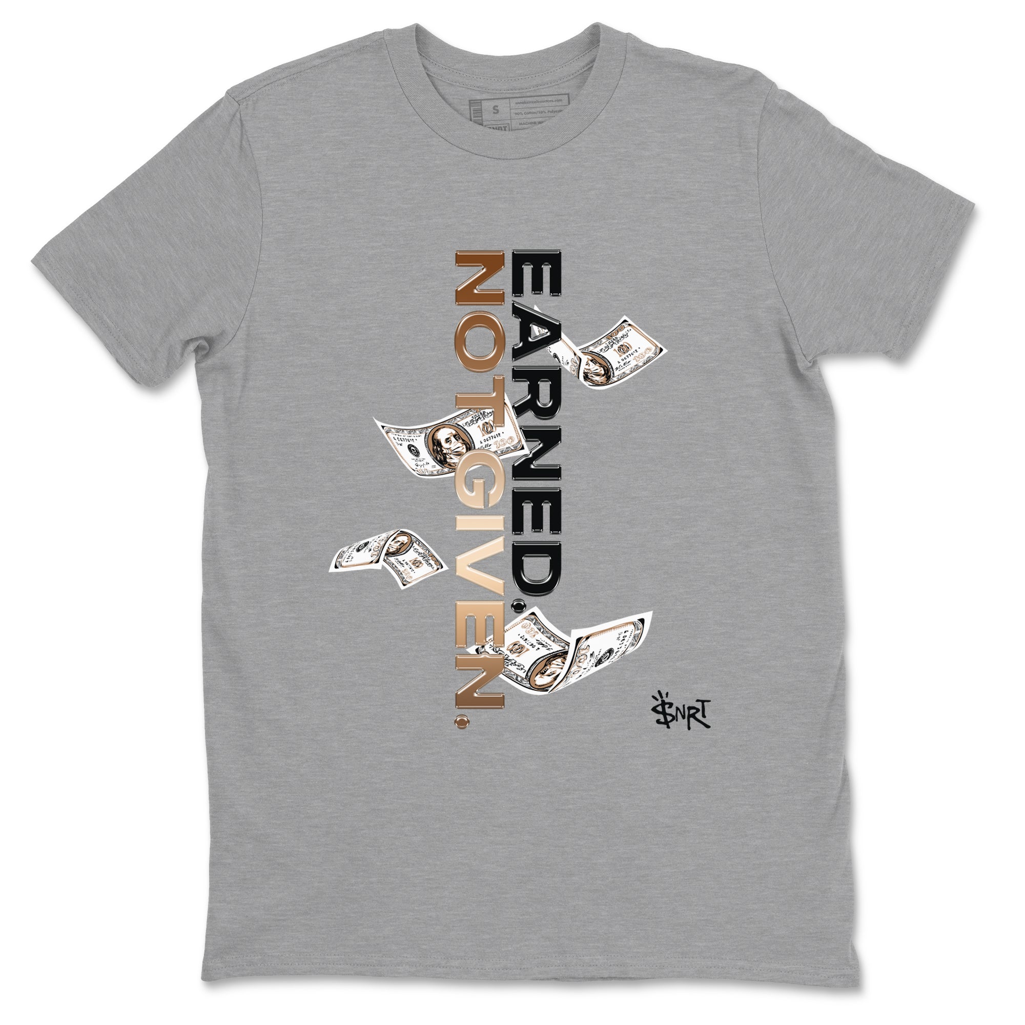 Earned Not Given snkmatch Tees - Air Foamposite One Metallic Copper