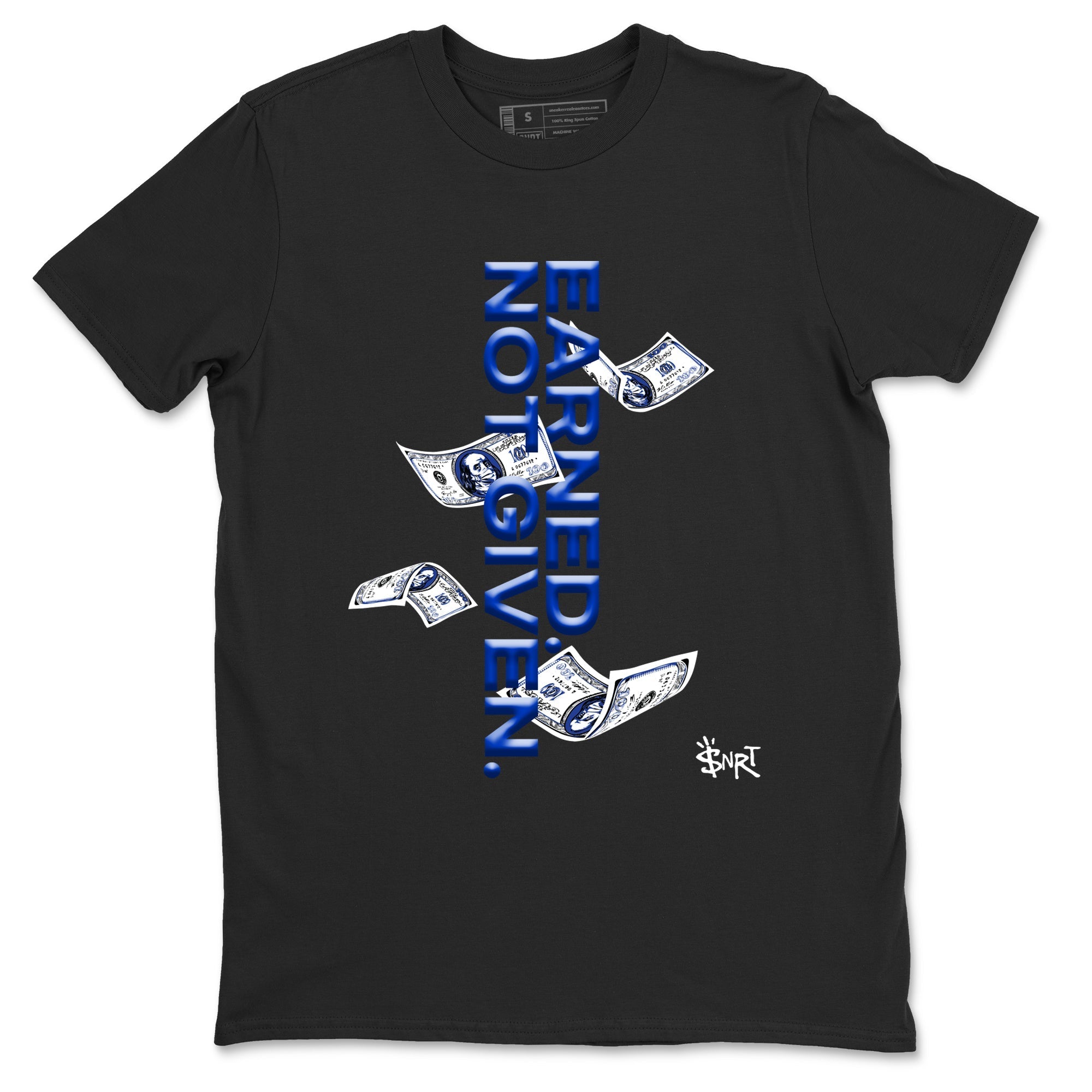 Earned Not Given snkmatch Tees - Air Foamposite One Royal