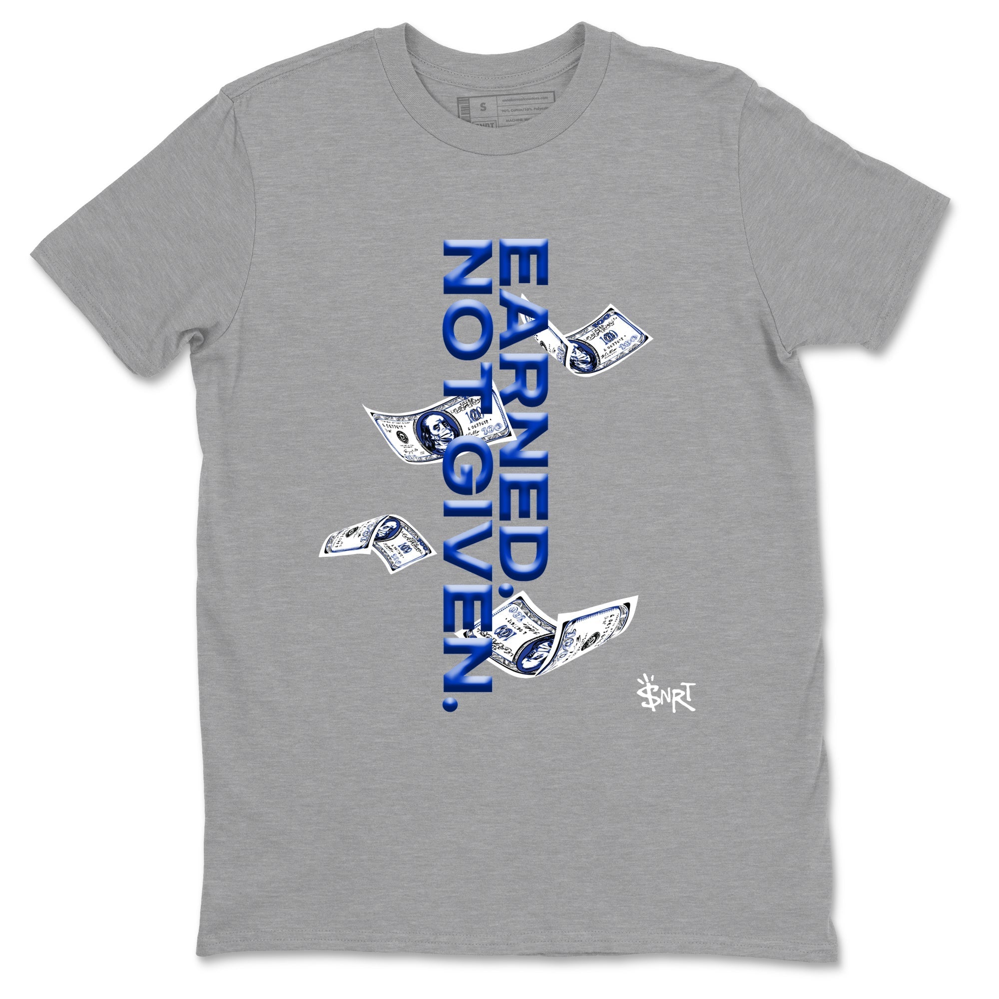 Earned Not Given snkmatch Tees - Air Foamposite One Royal