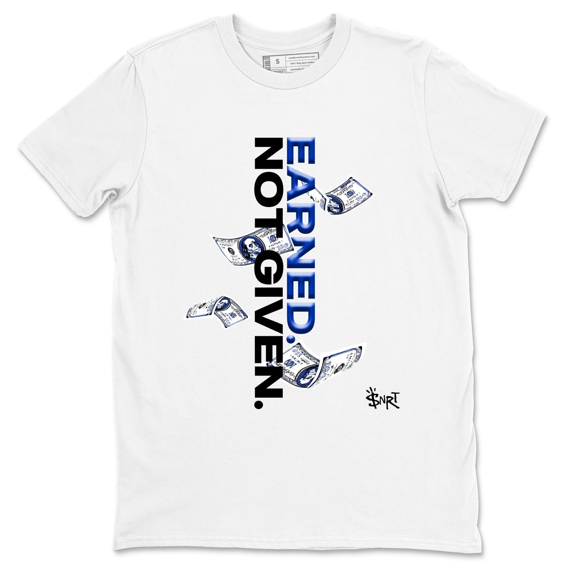 Earned Not Given snkmatch Tees - Air Foamposite One Royal