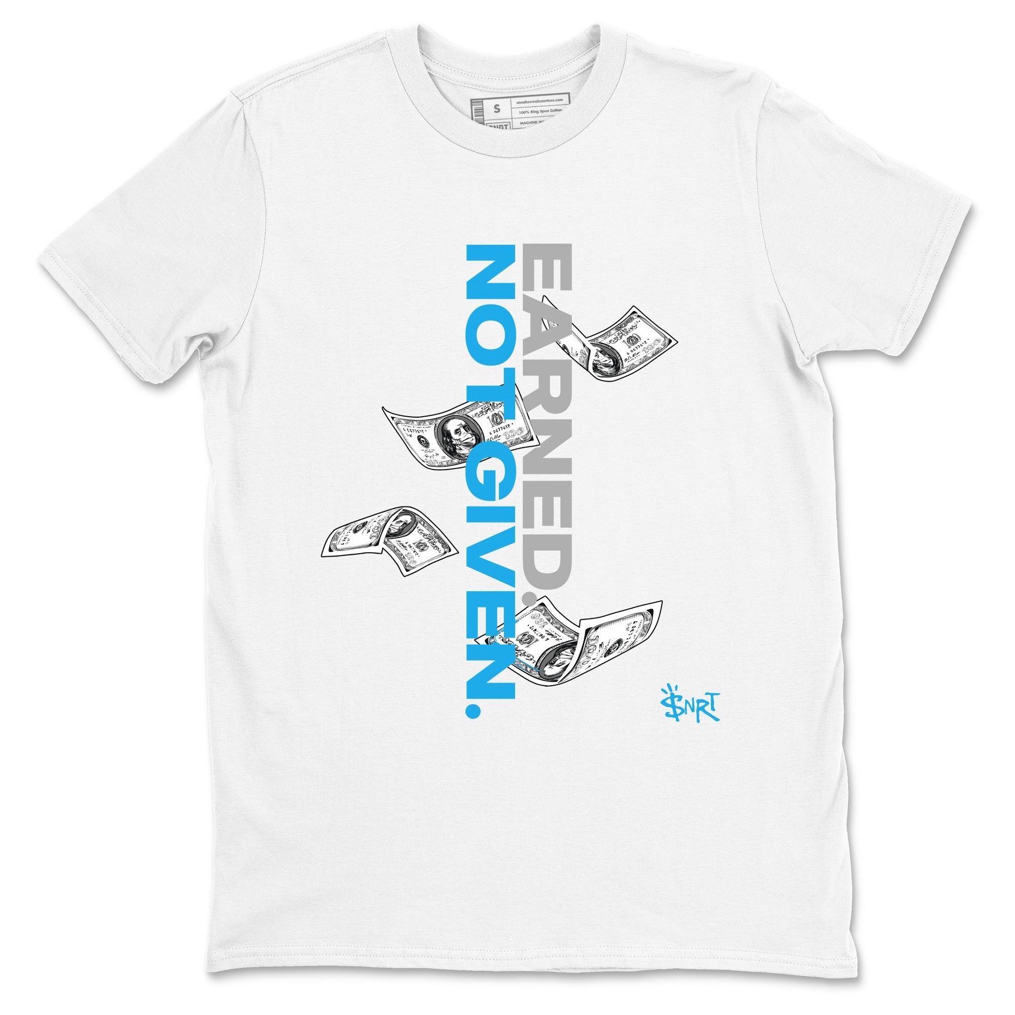 Earned Not Given snkmatch Tees - Air Jordan 1 UNC Reimagined