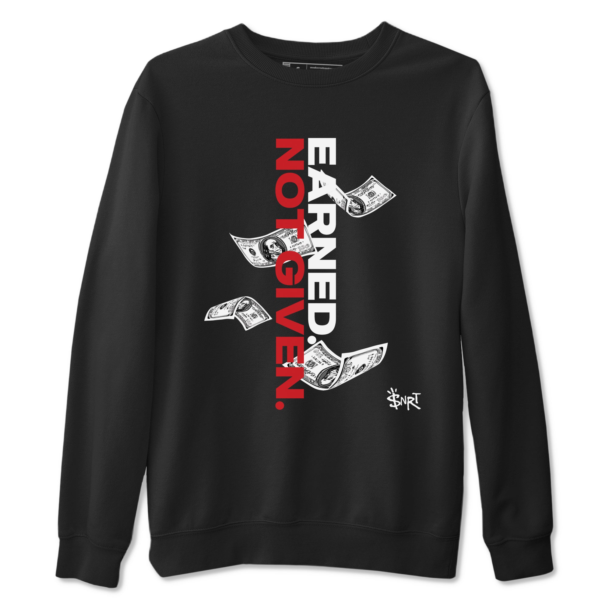 Earned Not Given snkmatch Tees - Air Jordan 11 Bred Velvet