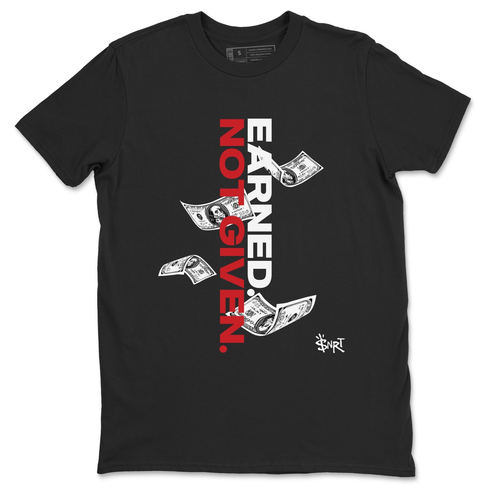 Earned Not Given snkmatch Tees - Air Jordan 11 Bred Velvet