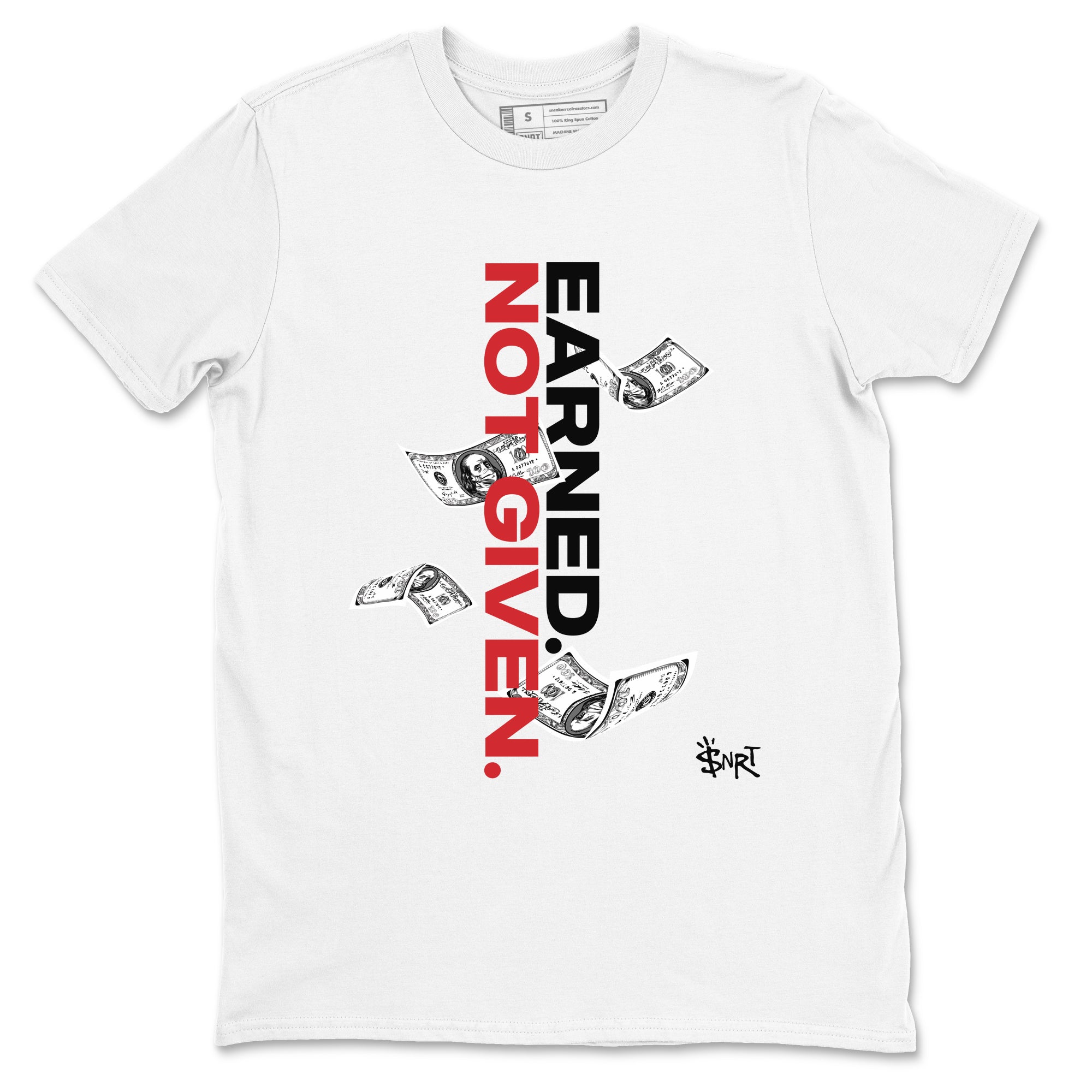 Earned Not Given snkmatch Tees - Air Jordan 11 Bred Velvet