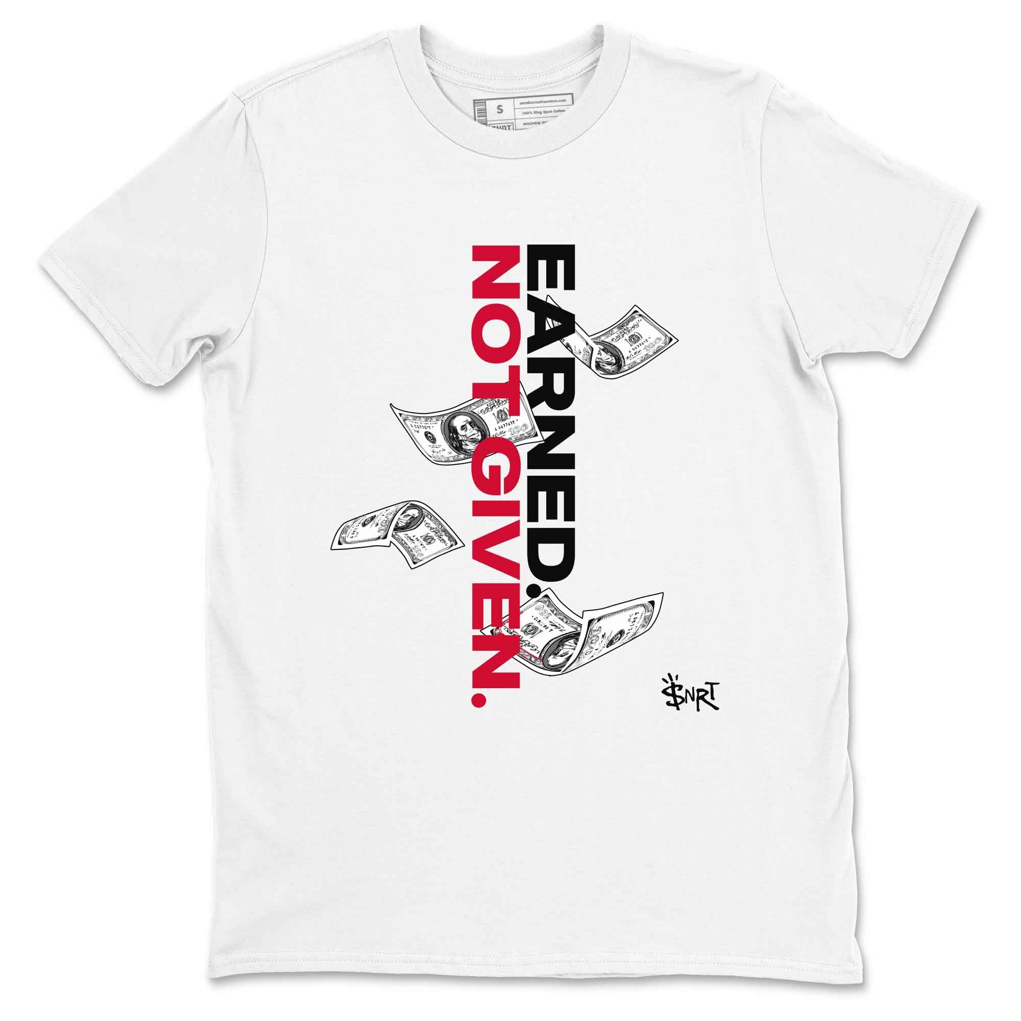 Earned Not Given snkmatch Tees - Air Jordan 12 Flu Game
