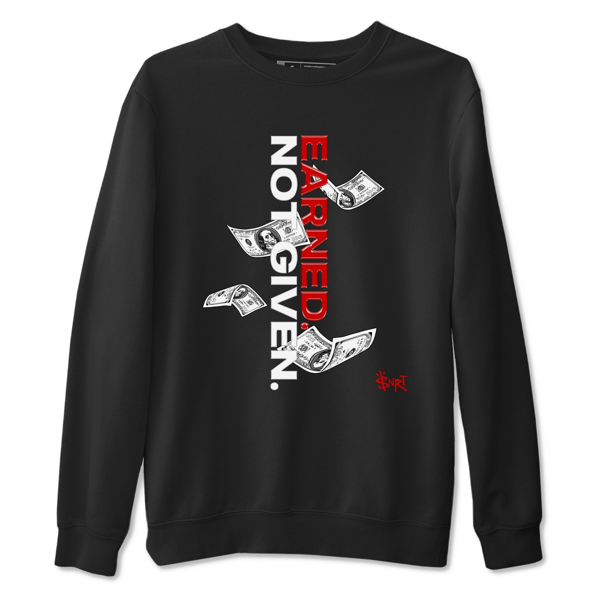 Earned Not Given snkmatch Tees - Air Jordan 14 Black Toe