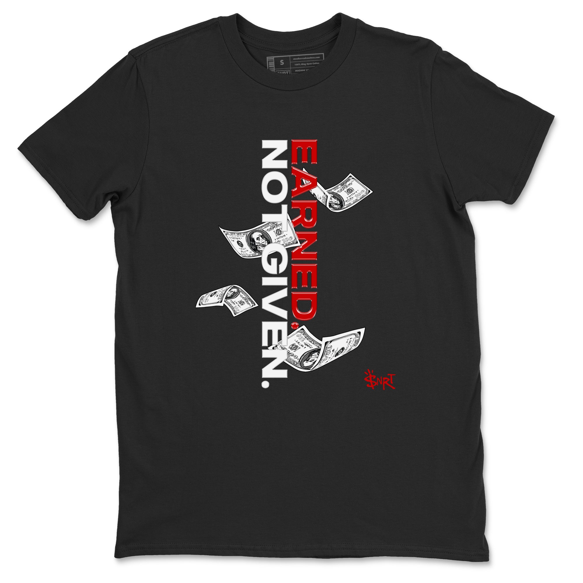 Earned Not Given snkmatch Tees - Air Jordan 14 Black Toe