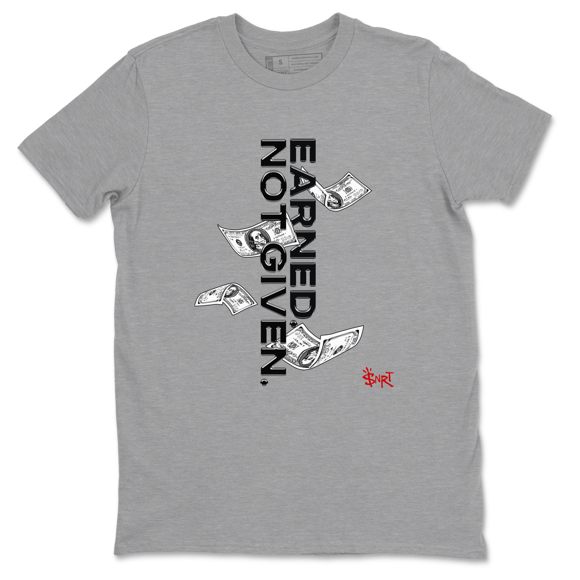 Earned Not Given snkmatch Tees - Air Jordan 14 Black Toe