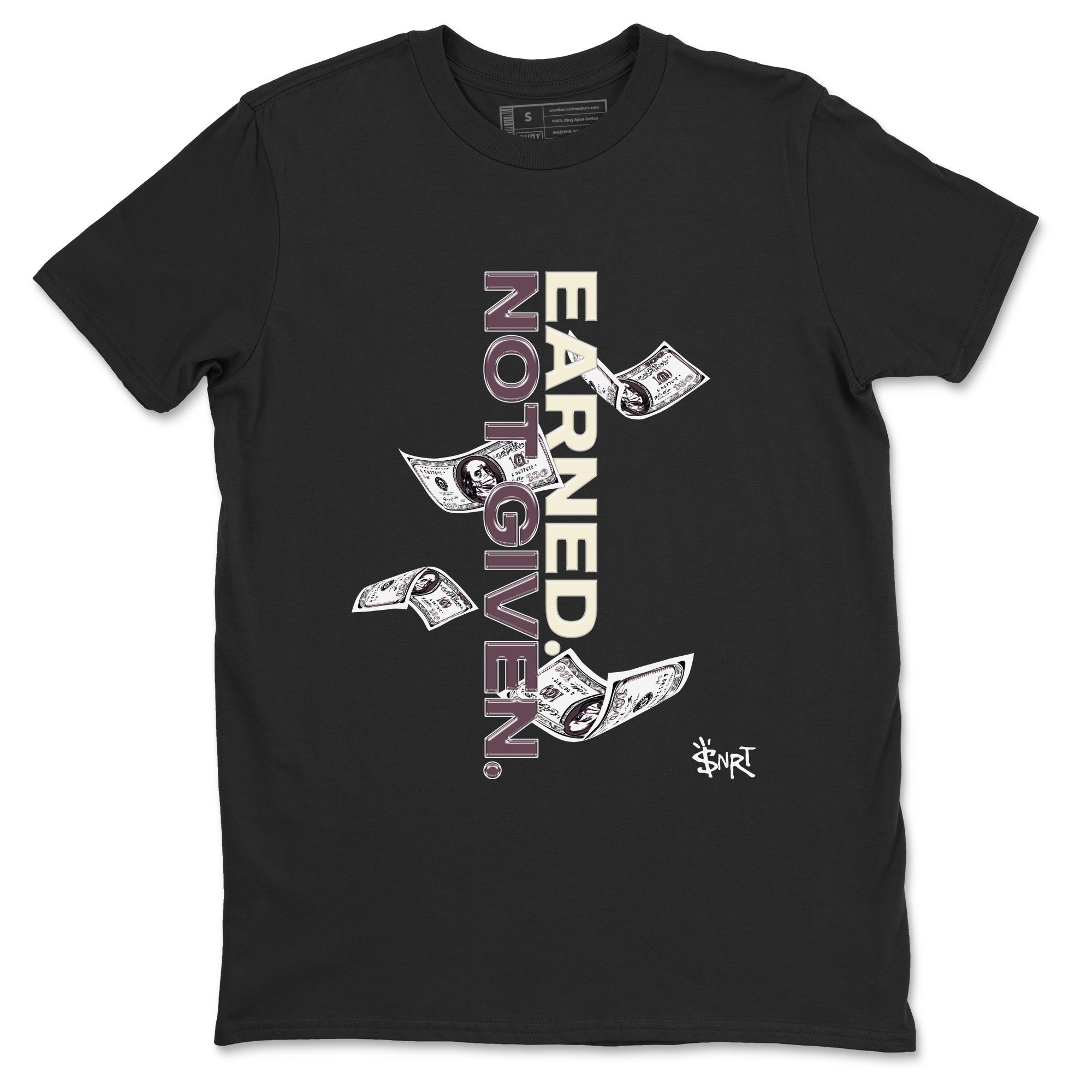 Earned Not Given snkmatch Tees - Air Jordan 3 A Ma Maniere x Black