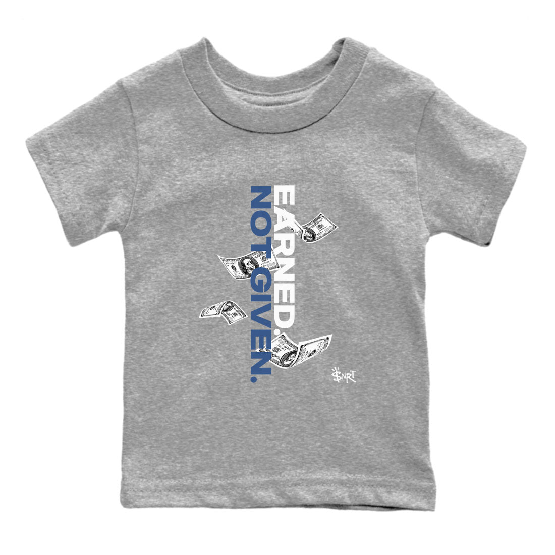 Earned Not Given snkmatch Tees Kids - Air Jordan 3 A Ma Maniere x Diffused Blue