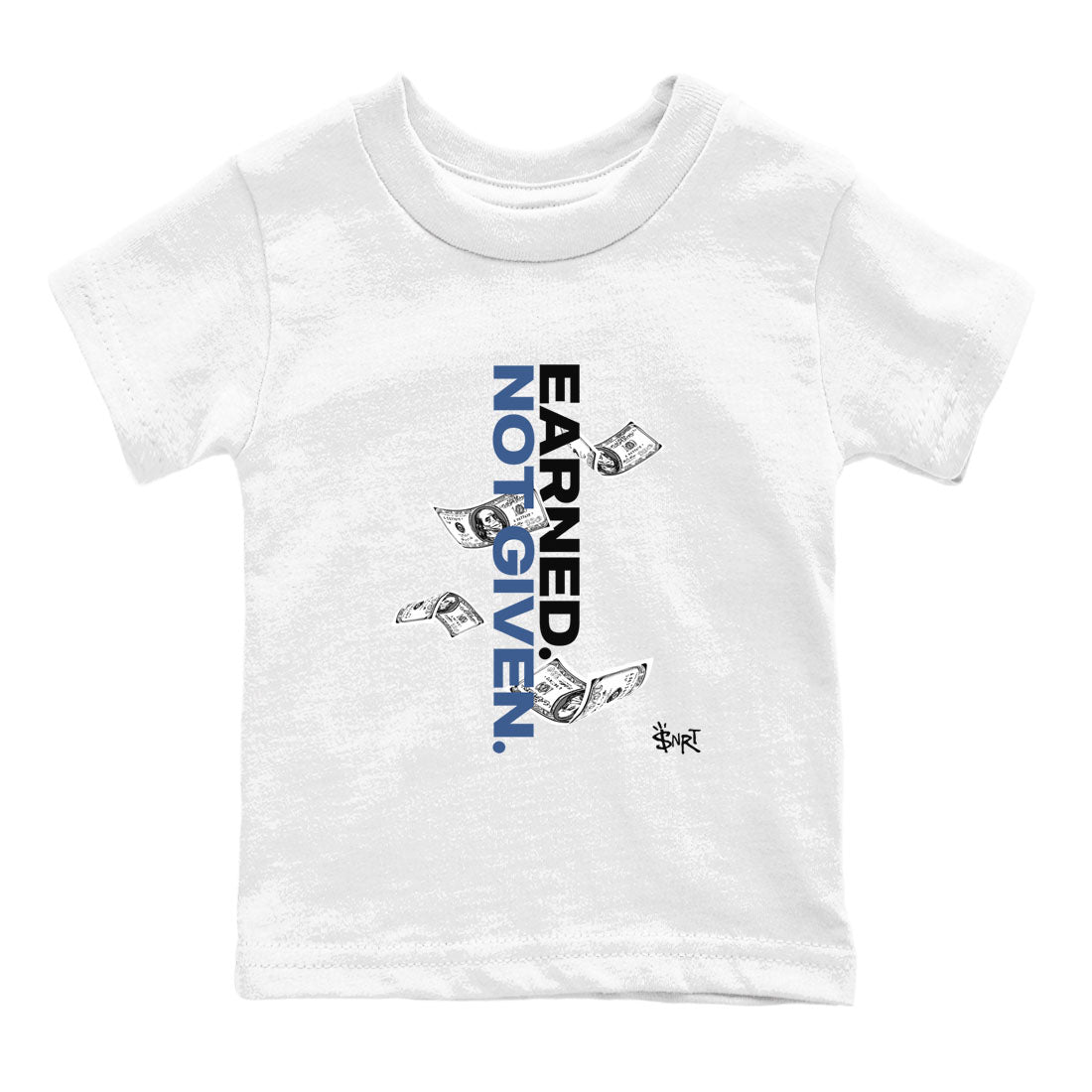Earned Not Given snkmatch Tees Kids - Air Jordan 3 A Ma Maniere x Diffused Blue
