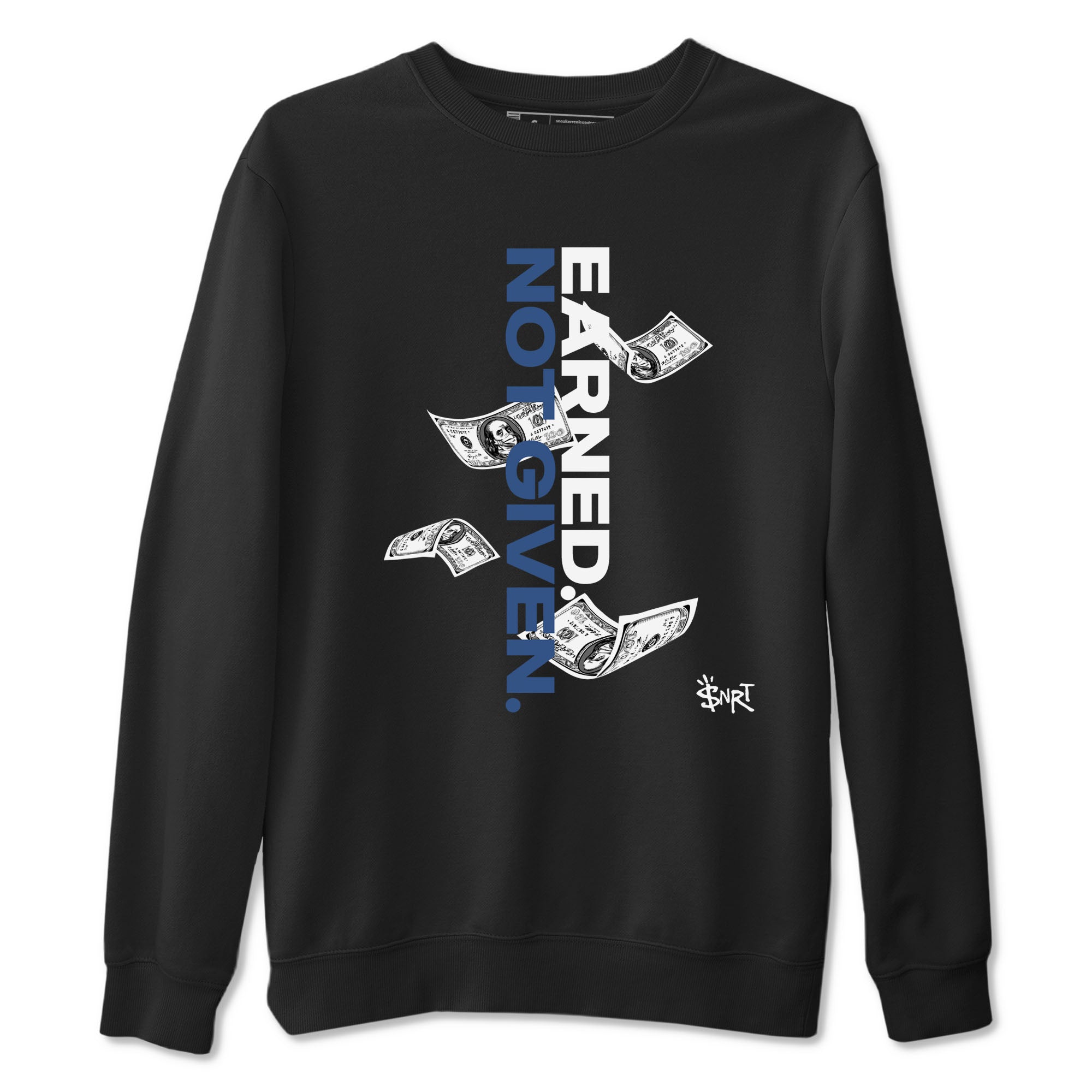 Earned Not Given snkmatch Tees - Air Jordan 3 A Ma Maniere x Diffused Blue
