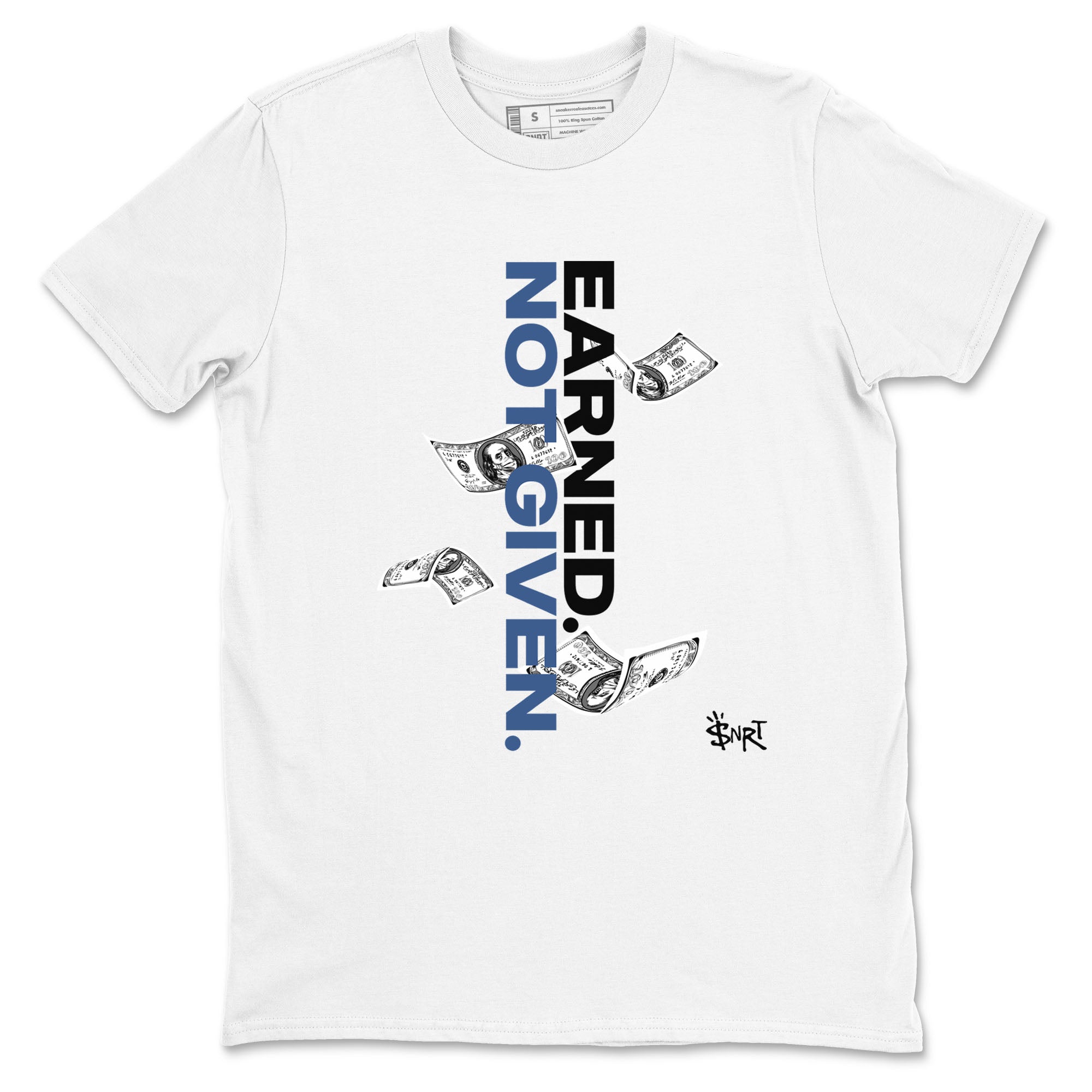 Earned Not Given snkmatch Tees - Air Jordan 3 A Ma Maniere x Diffused Blue