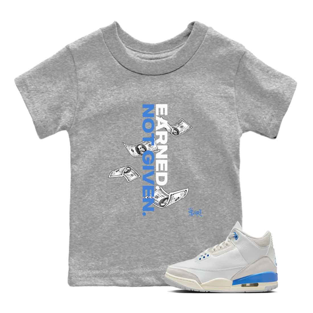 Earned Not Given snkmatch Tees Kids - Air Jordan 3 Lucky Shorts