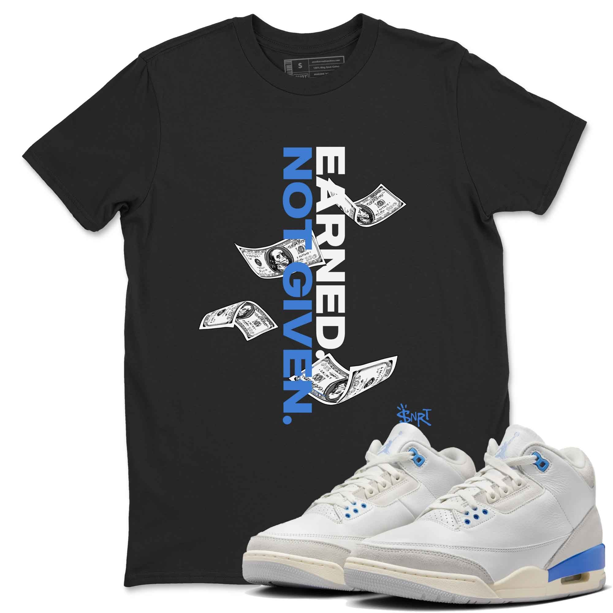 Earned Not Given snkmatch Tees - Air Jordan 3 Lucky Shorts