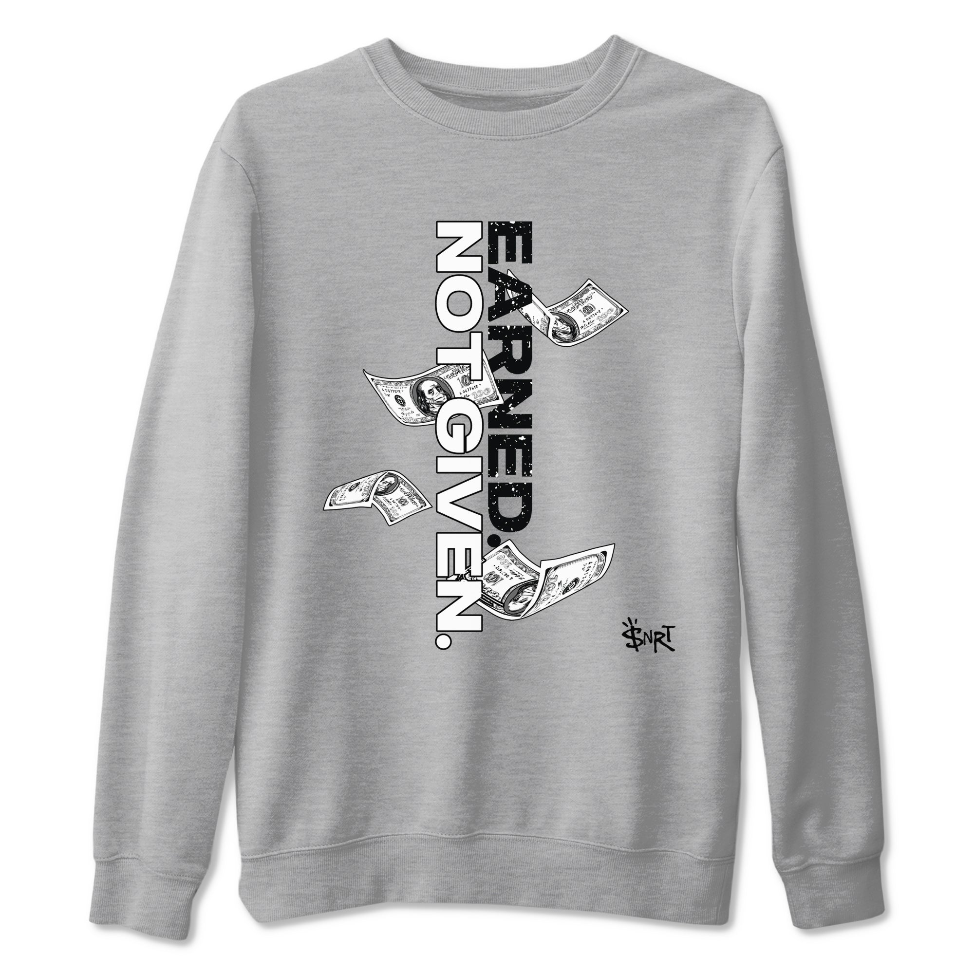Earned Not Given snkmatch Tees - Air Jordan 4 Fear