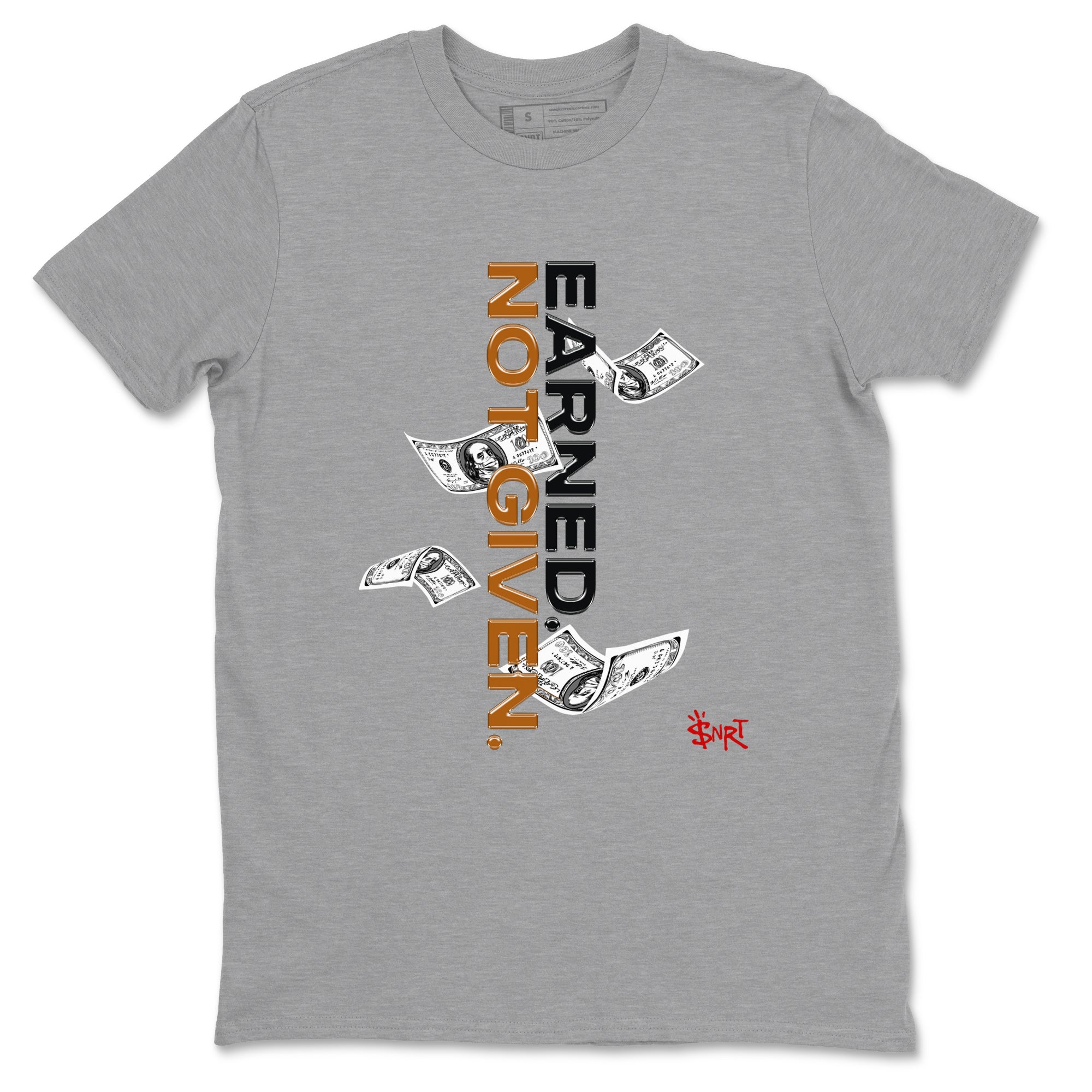 Earned Not Given snkmatch Tees - Air Jordan 5 Archaeo Brown