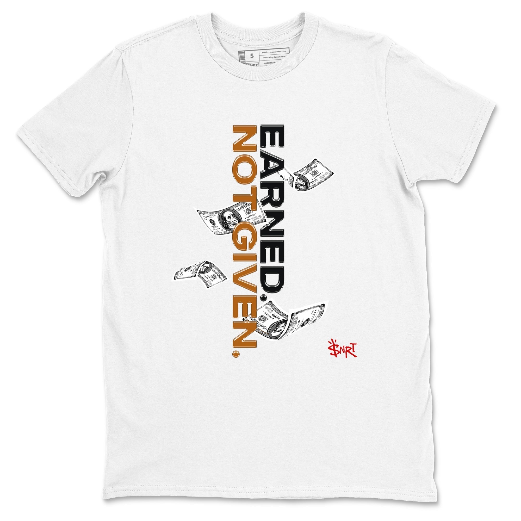Earned Not Given snkmatch Tees - Air Jordan 5 Archaeo Brown