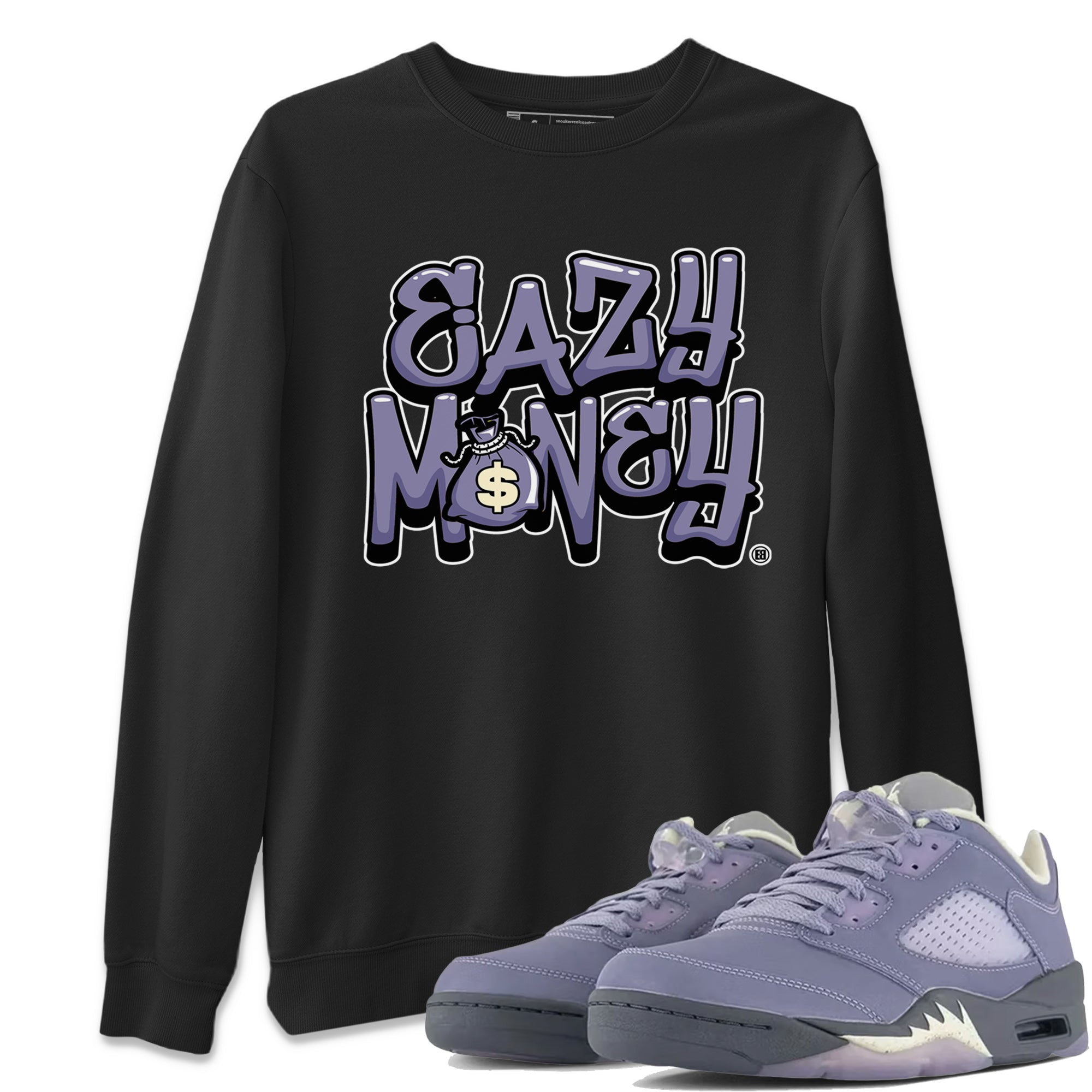 Easy Money Unisex Tops - Air Jordan 5 Indigo Haze