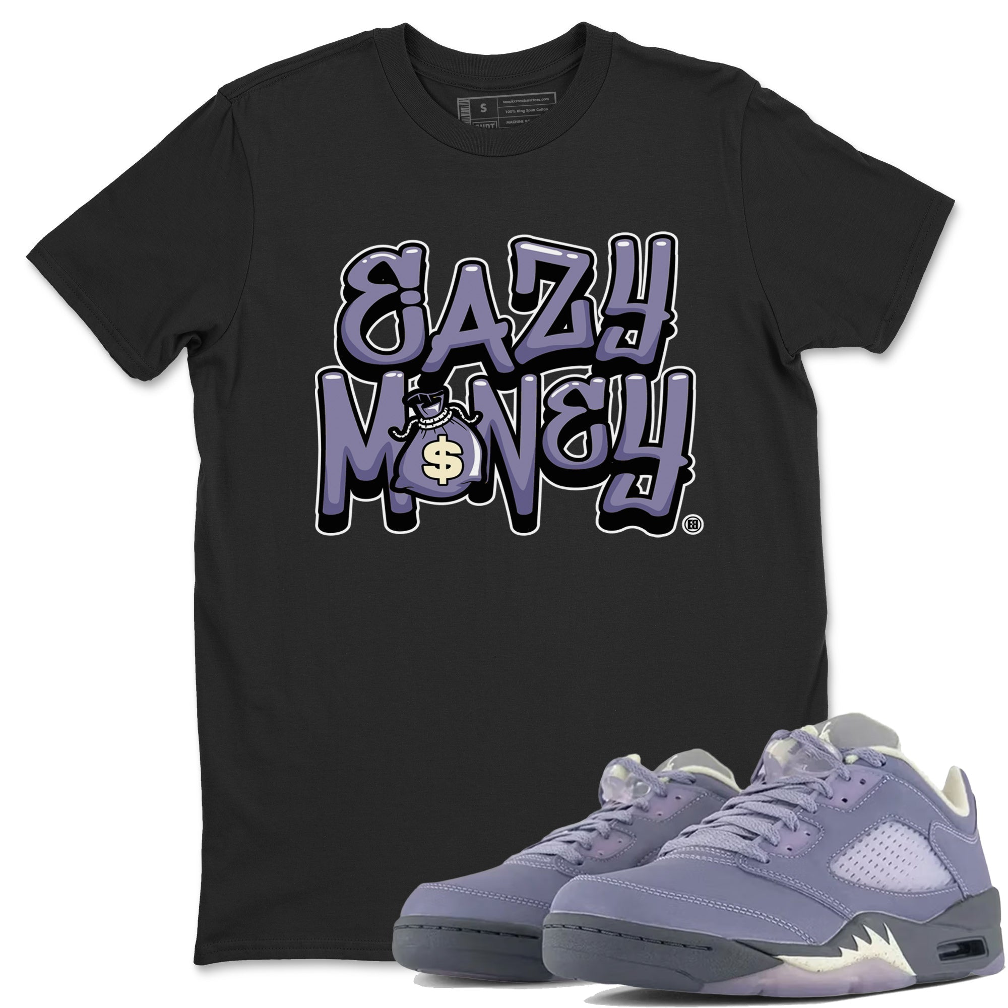 Easy Money Unisex Tops - Air Jordan 5 Indigo Haze