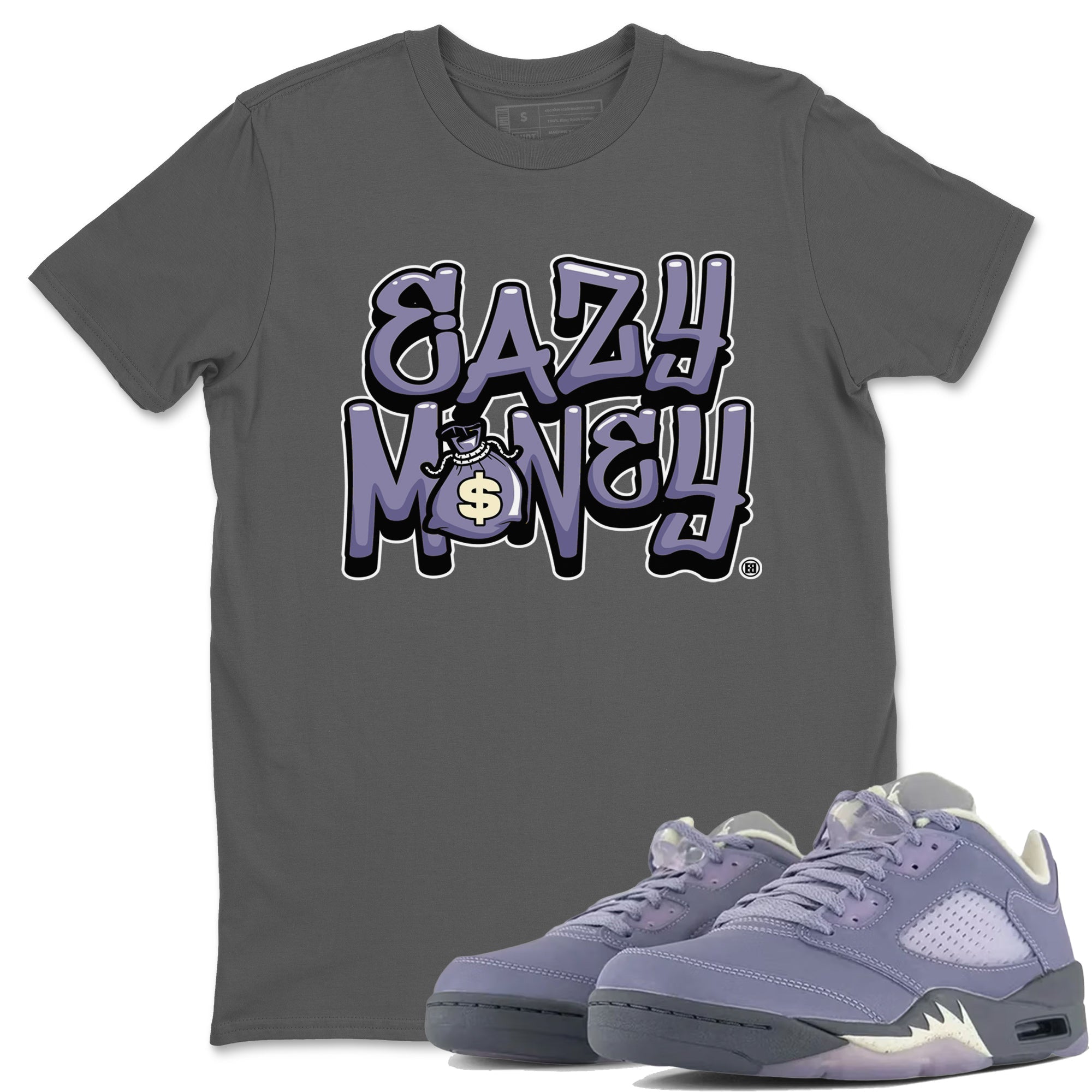 Easy Money Unisex Tops - Air Jordan 5 Indigo Haze