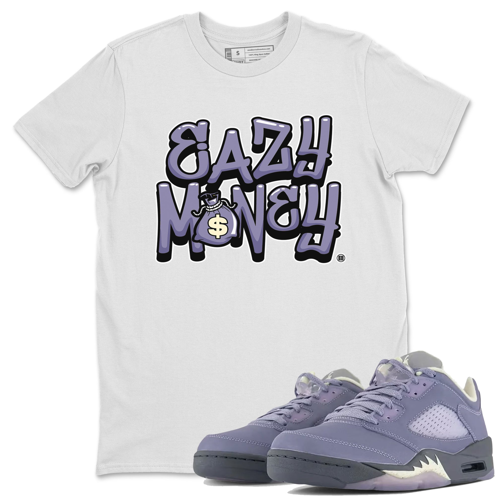 Easy Money Unisex Tops - Air Jordan 5 Indigo Haze