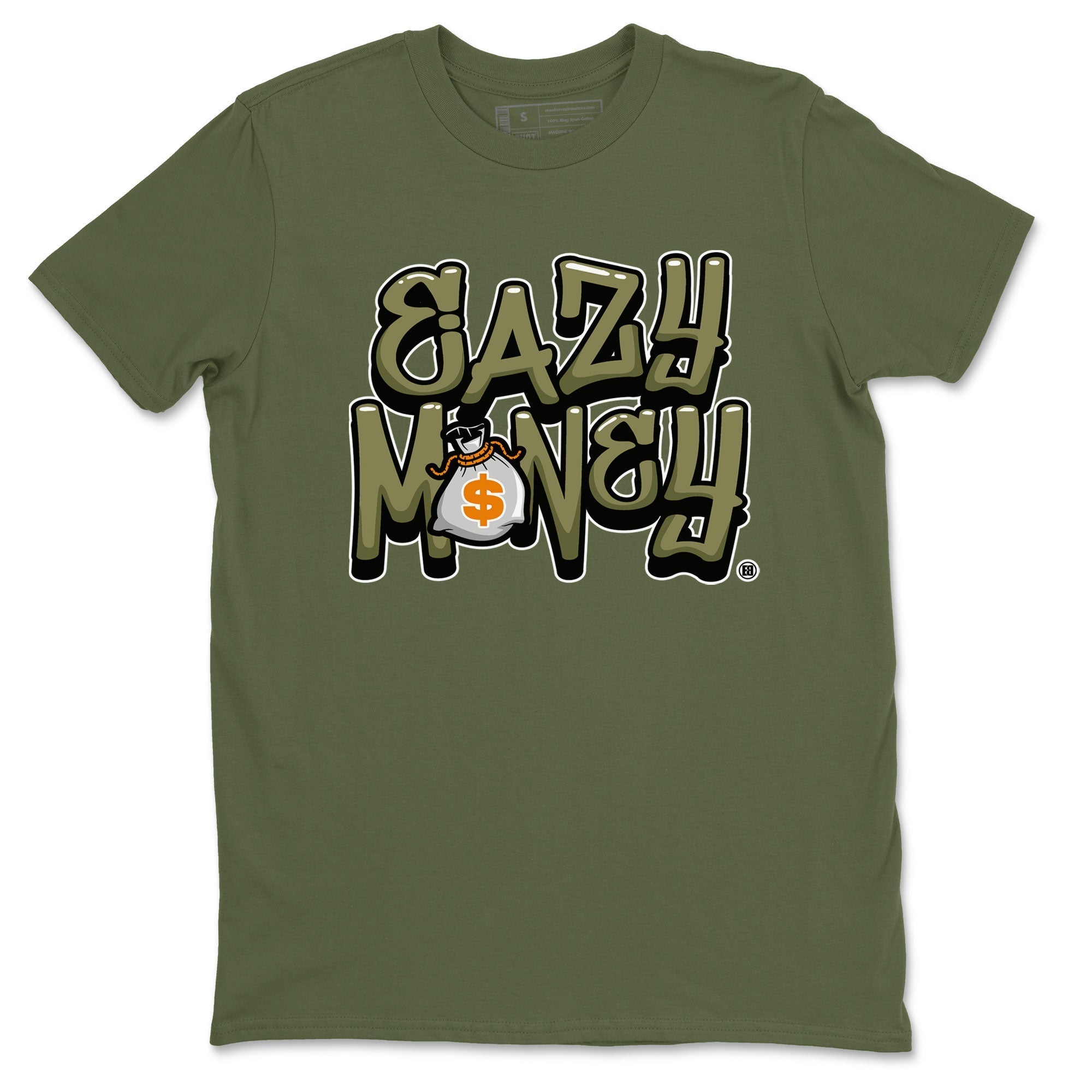 Easy Money snkmatch Tees - Air Jordan 5 Olive