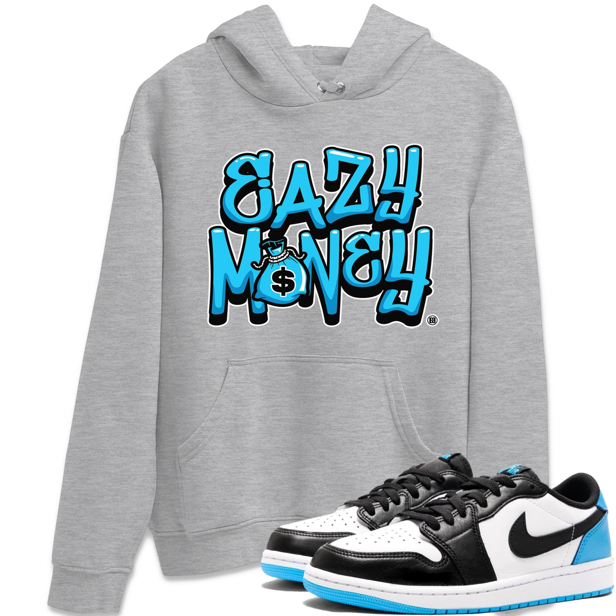 Easy Money Unisex Tops - Air Jordan 1 Powder Blue