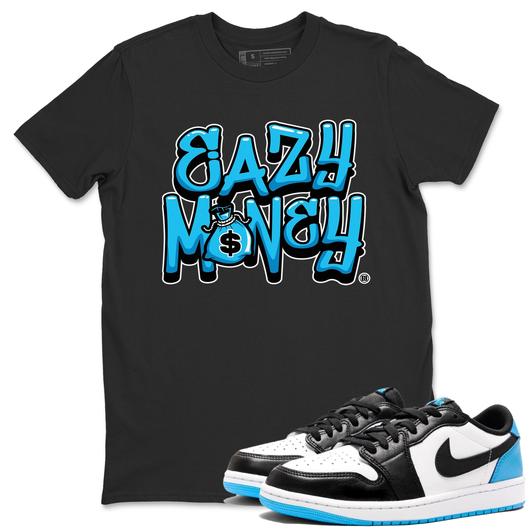 Easy Money Unisex Tops - Air Jordan 1 Powder Blue