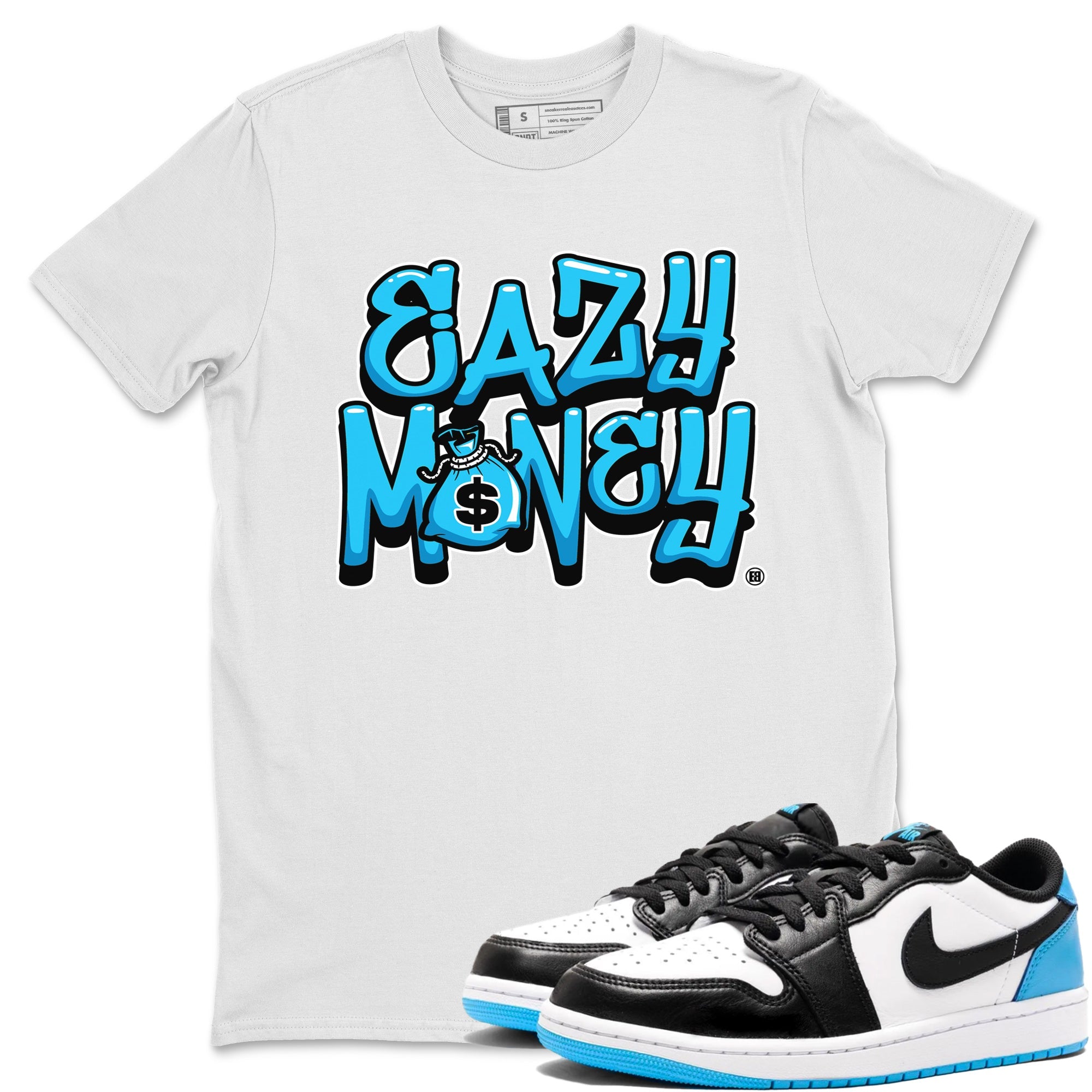 Easy Money Unisex Tops - Air Jordan 1 Powder Blue