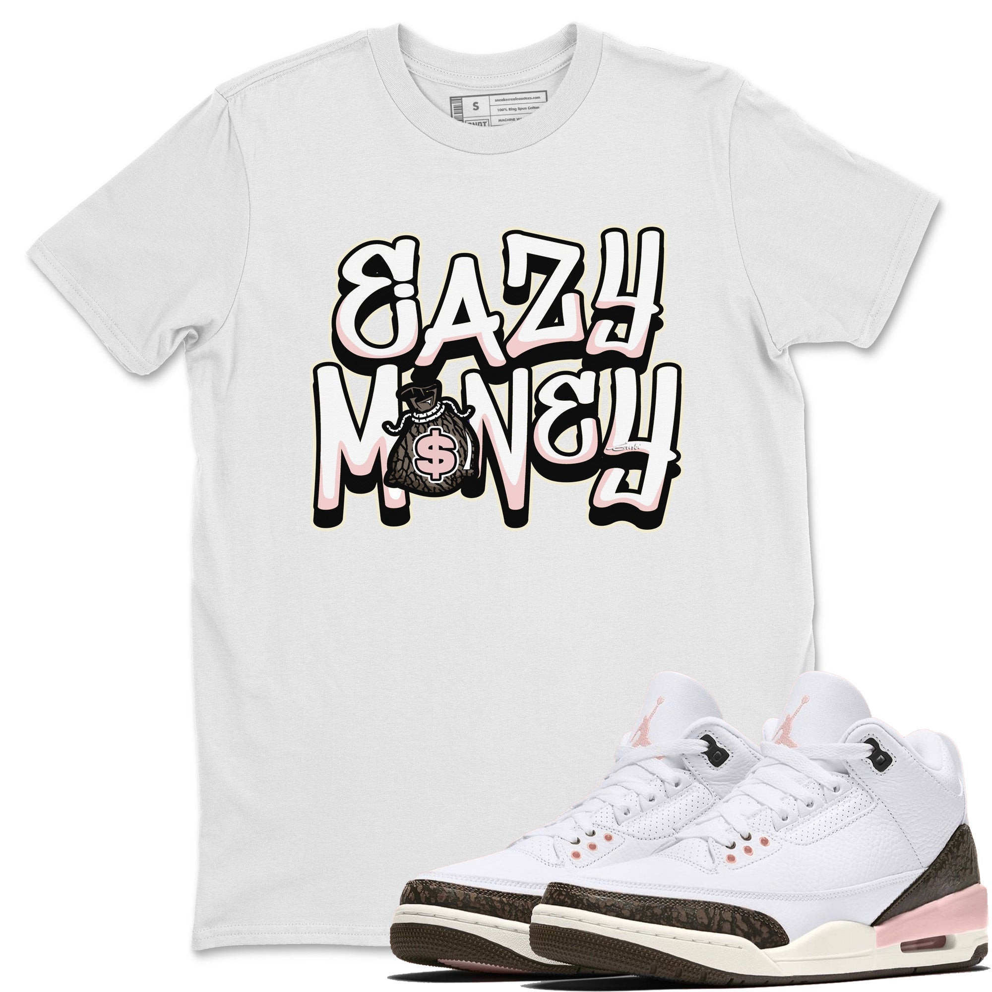 Easy Money Unisex Tops - Air Jordan 3 Atmosphere